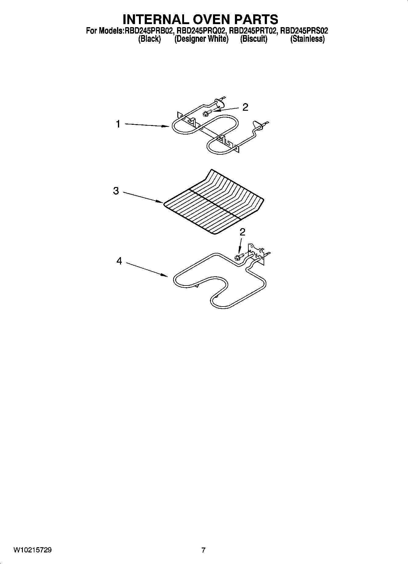 05 - INTERNAL OVEN PARTS