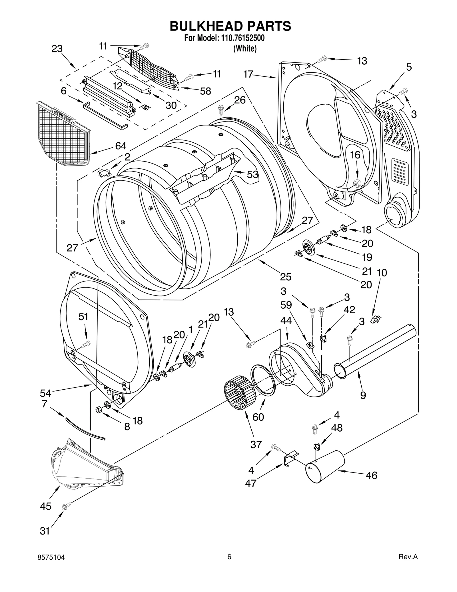 BULKHEAD PARTS