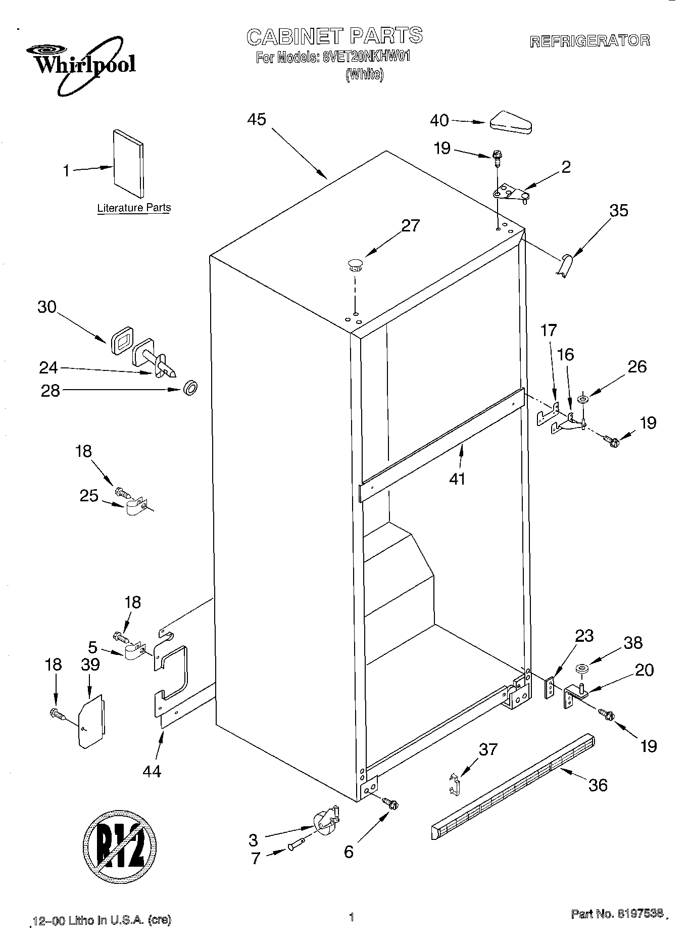 01 - CABINET, LITERATURE