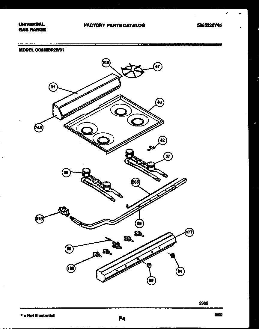 02 - COOKTOP AND BURNER PARTS