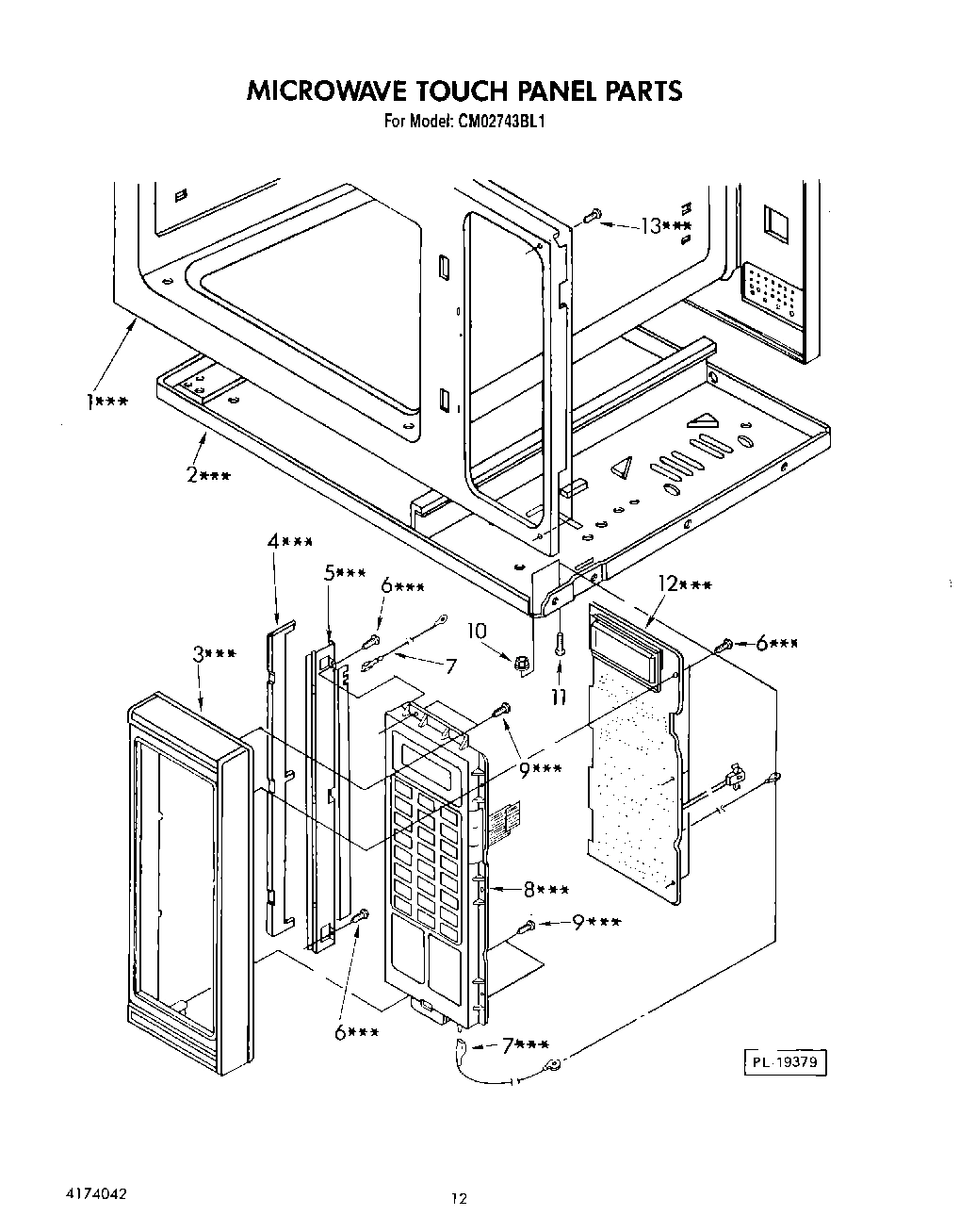 08 - MICROWAVE TOUCH PANEL