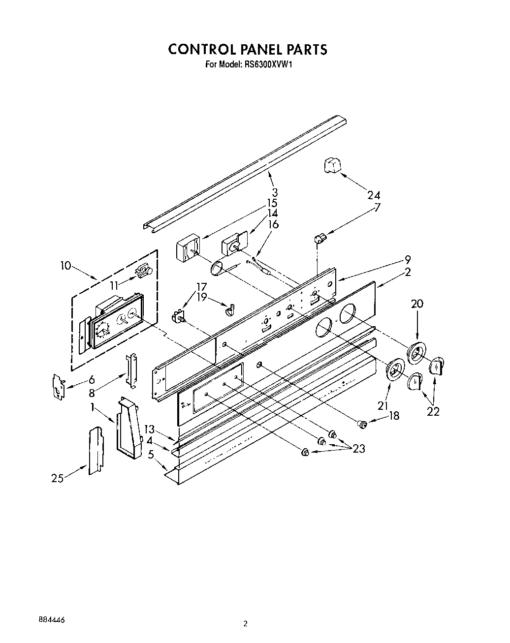 02 - CONTROL PANEL, LIT/OPTIONAL
