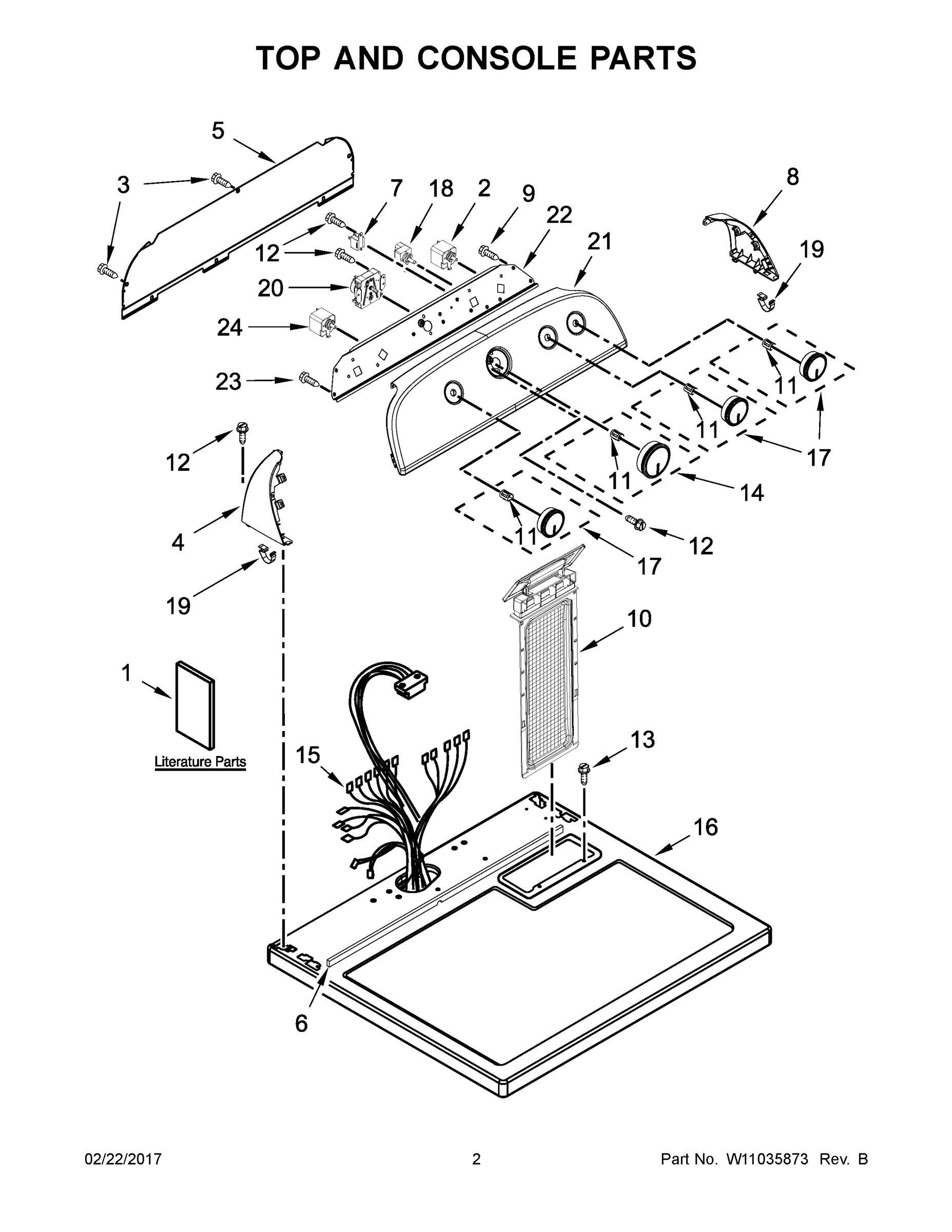 02 - TOP AND CONSOLE PARTS