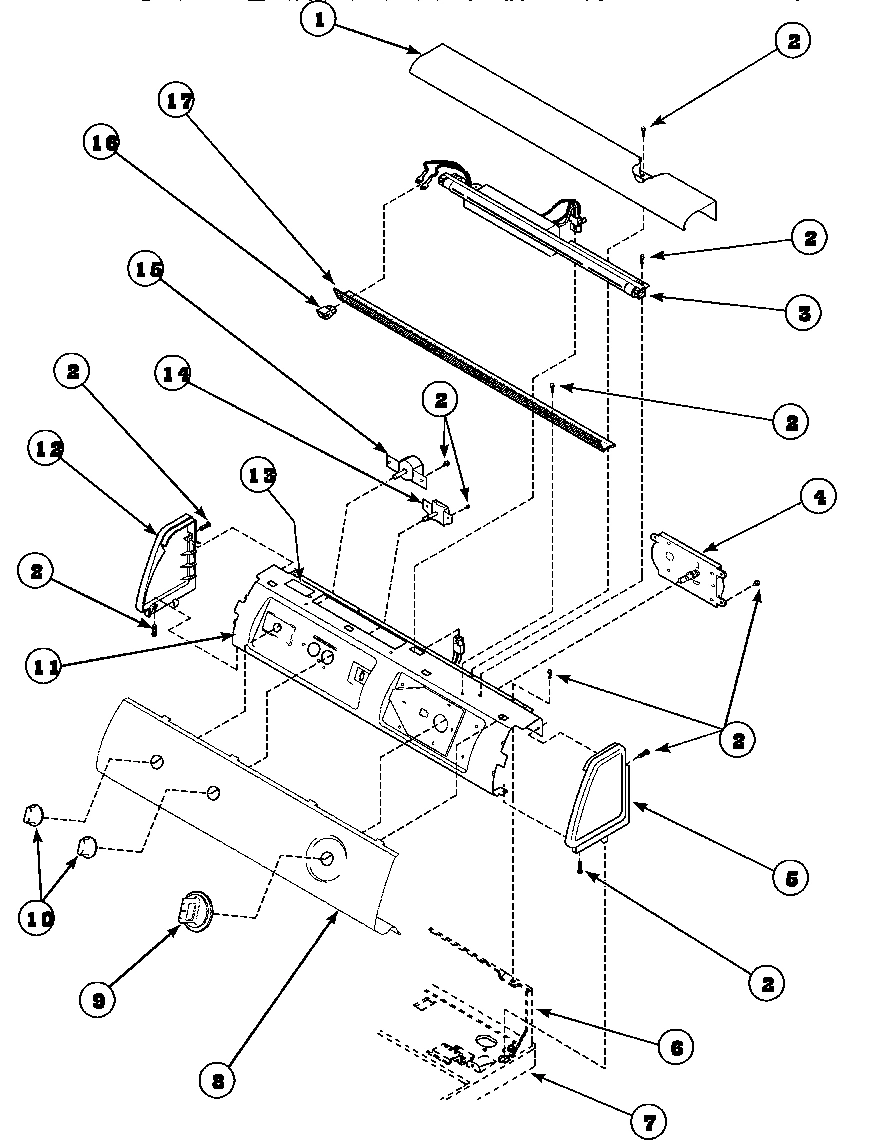 08 - GRAPHIC PANEL, CONTROL HOOD AND CONTROLS