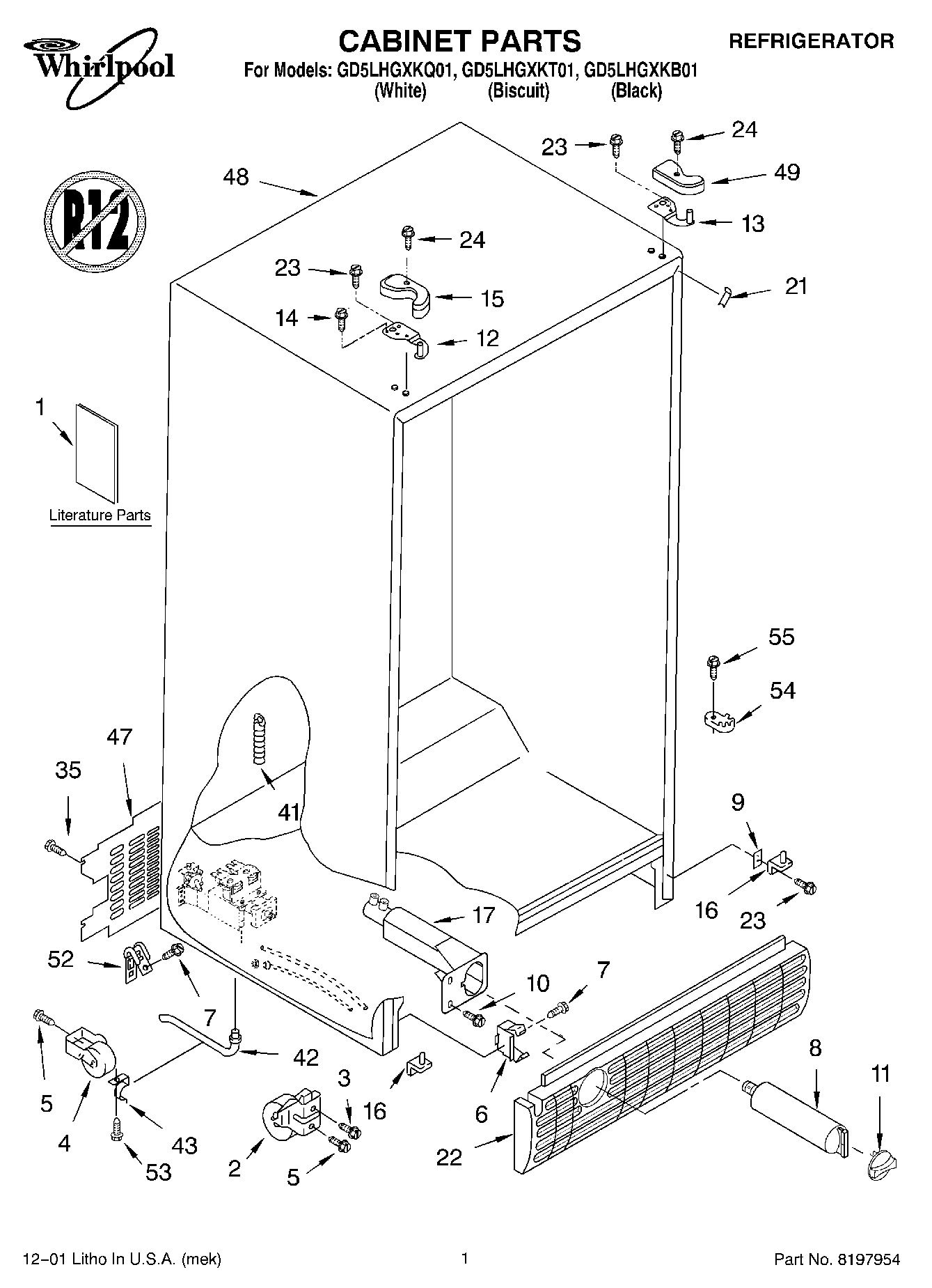 01 - CABINET, LITERATURE