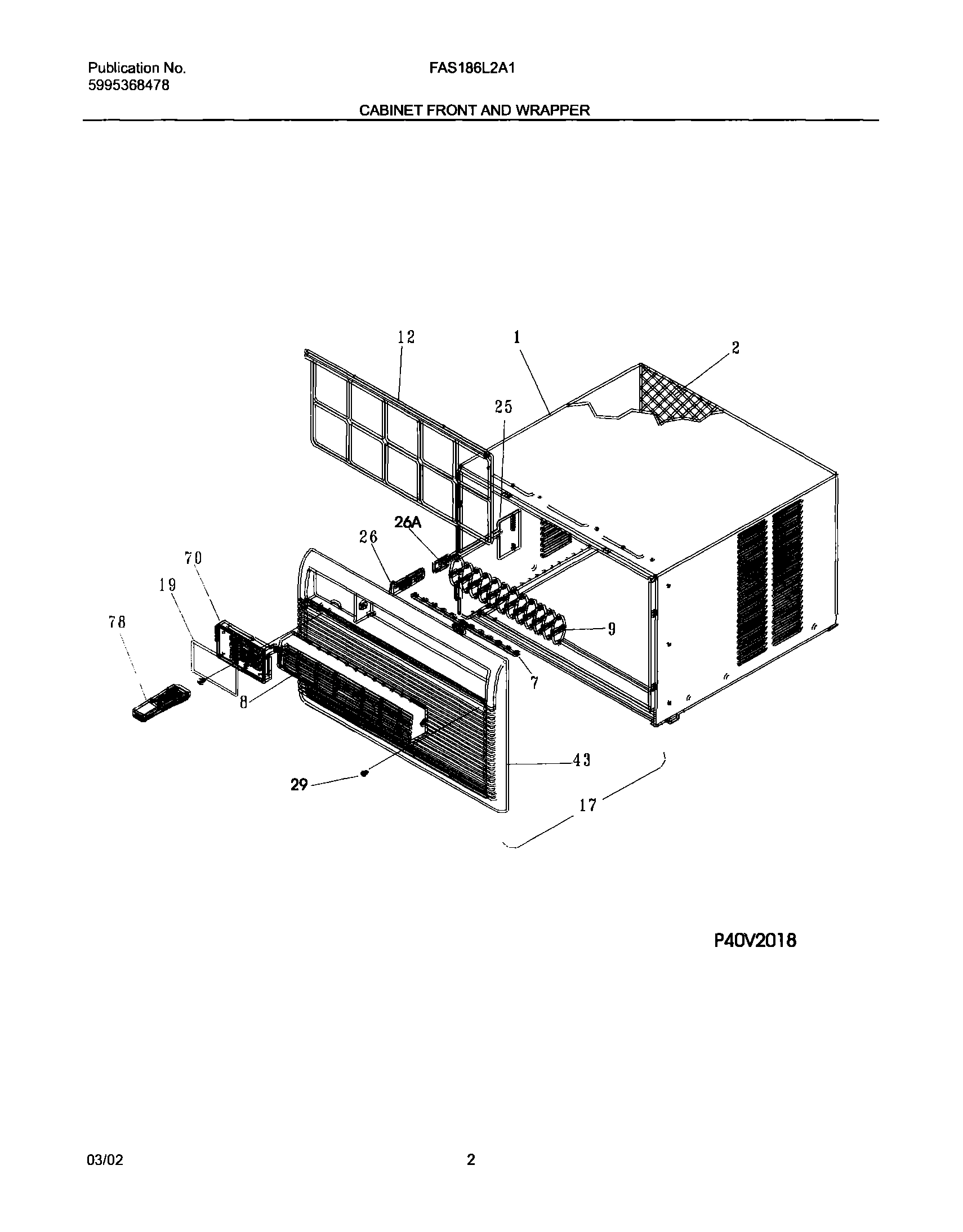 03 - CABINET FRONT AND WRAPPER