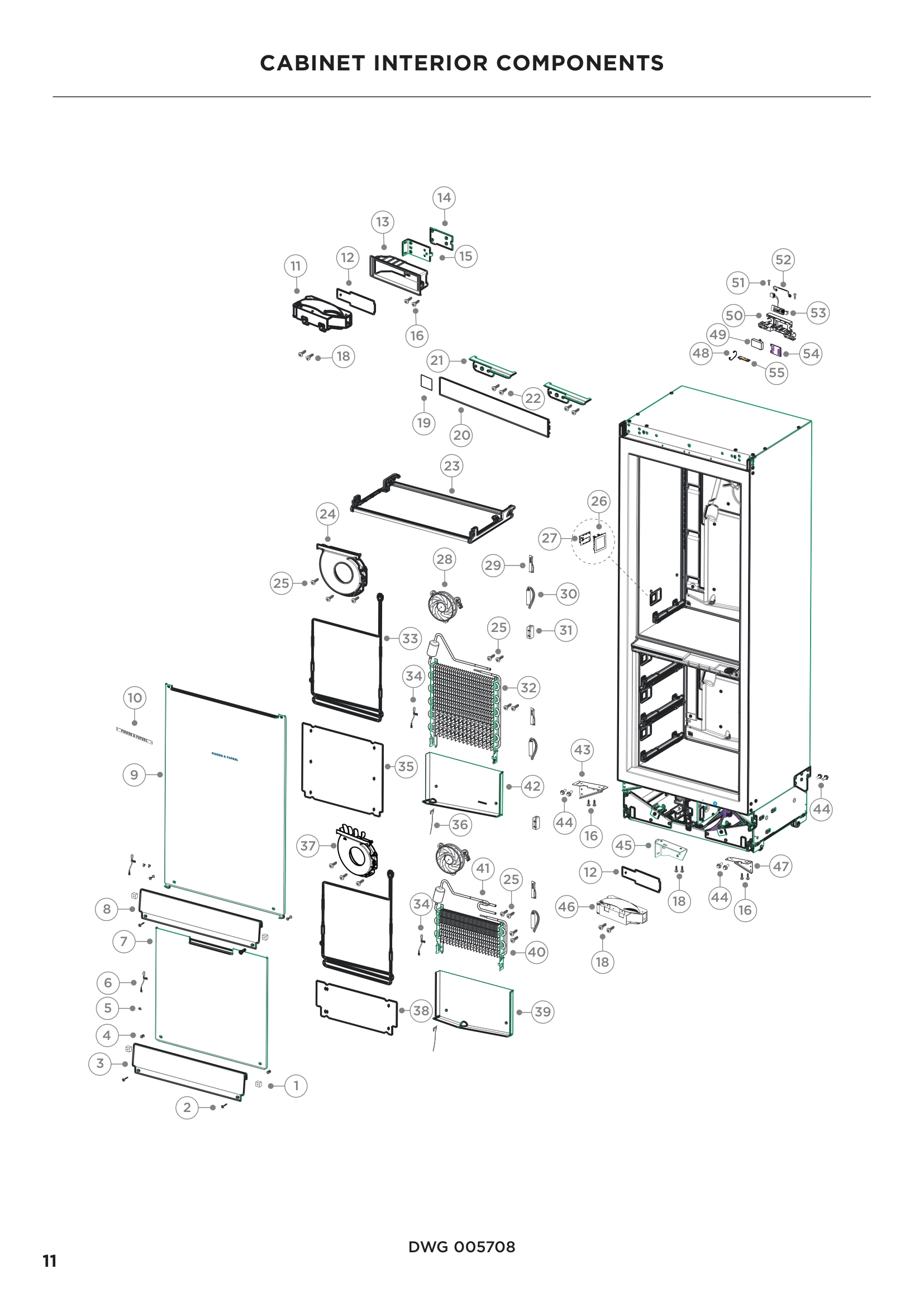 CABINET INTERIOR COMPONENTS