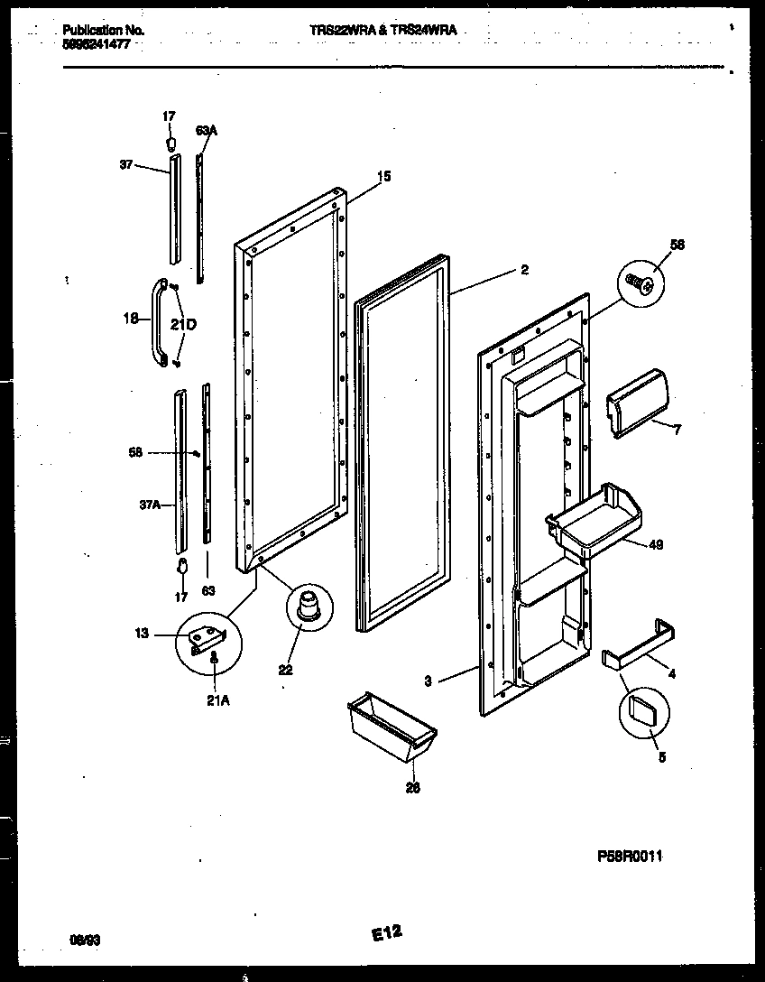 03 - REFRIGERATOR DOOR PARTS