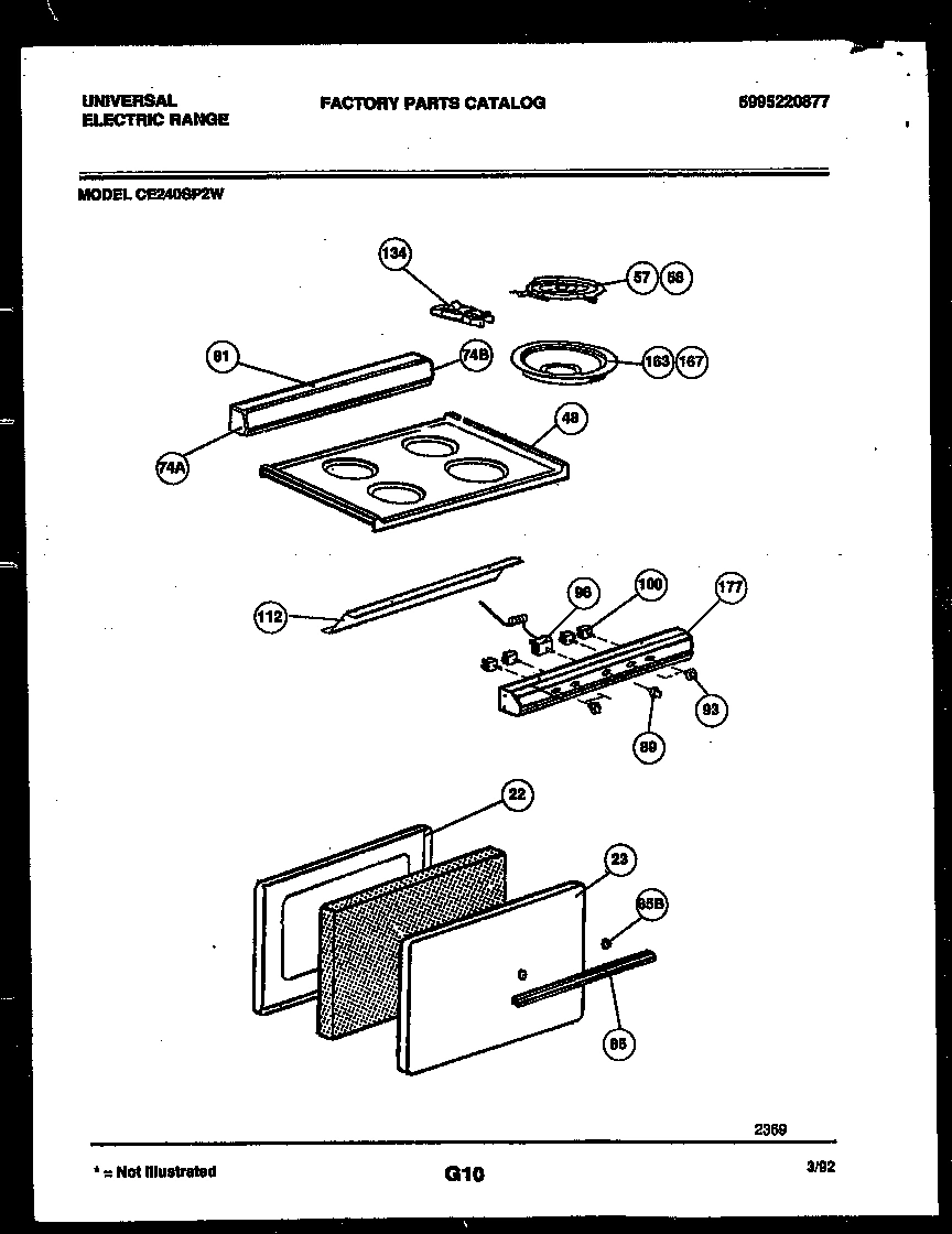 02 - COOKTOP AND DOOR PARTS