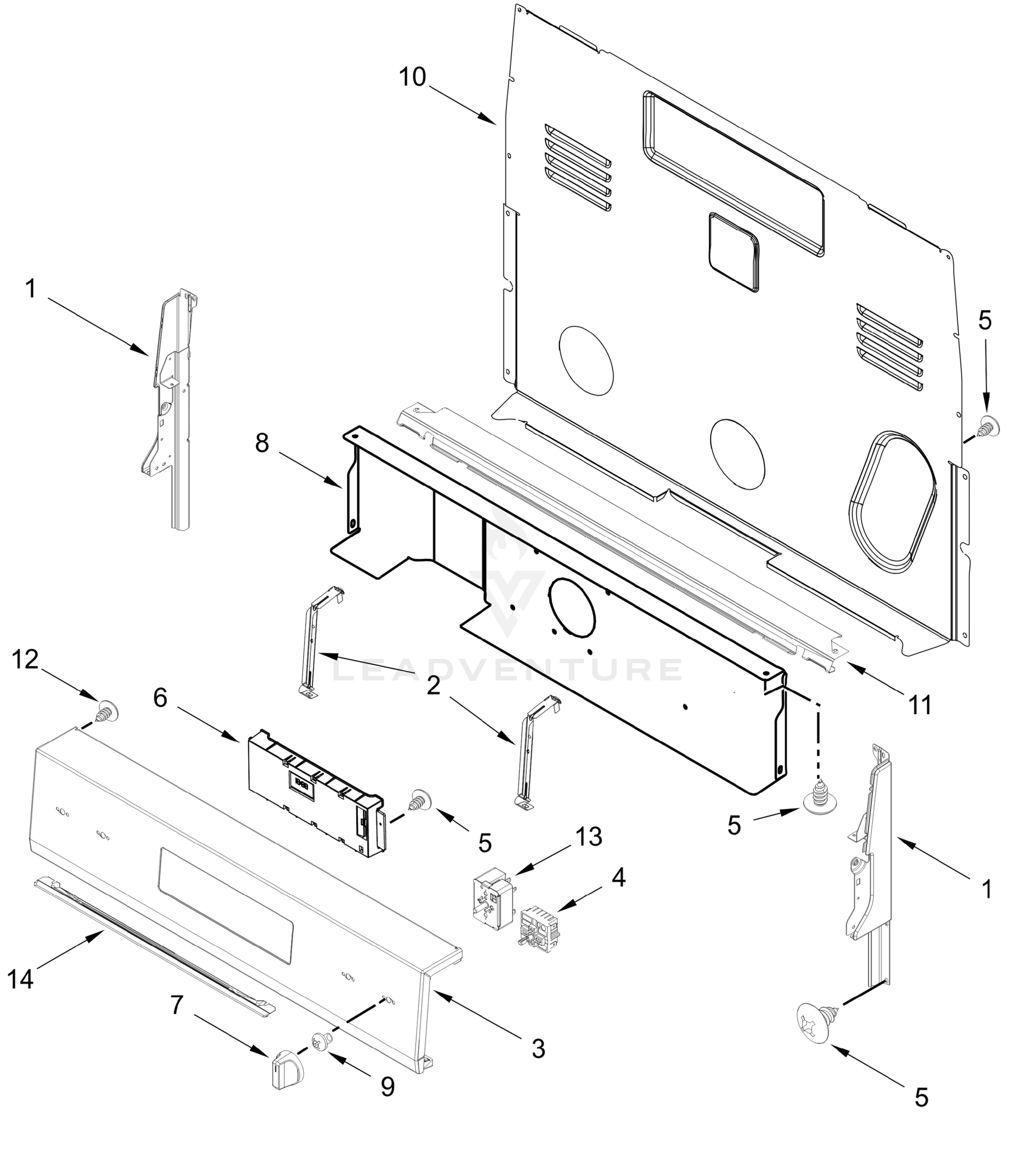 CONTROL PANEL PARTS