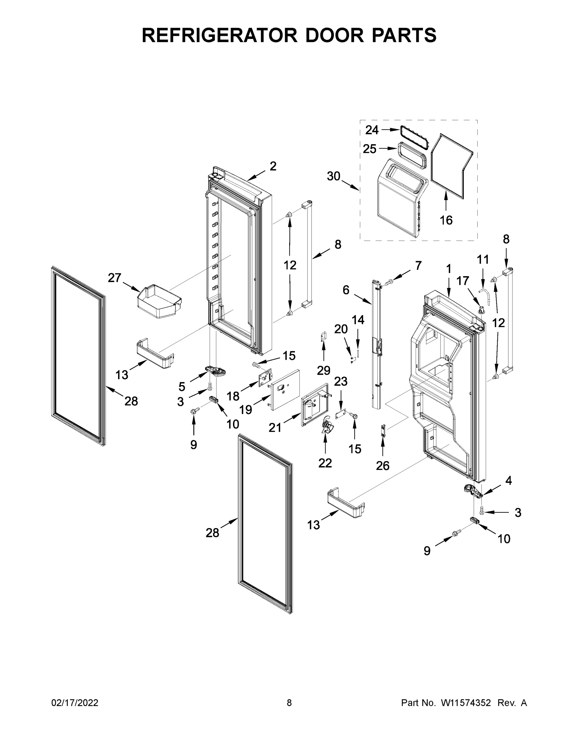 05 - REFRIGERATOR DOOR PARTS