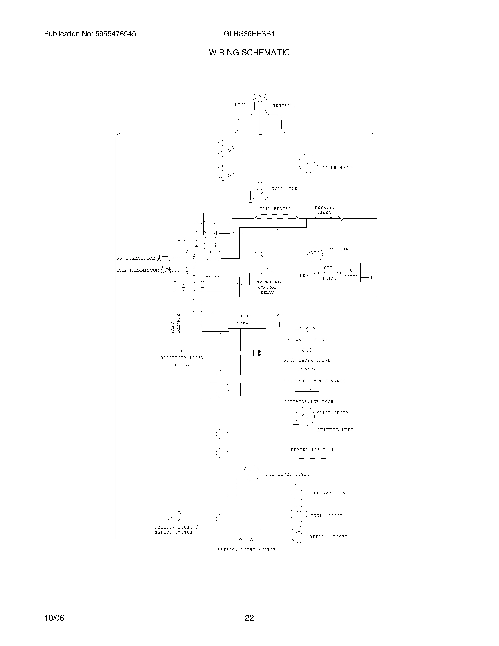 22 - WIRING SCHEMATIC