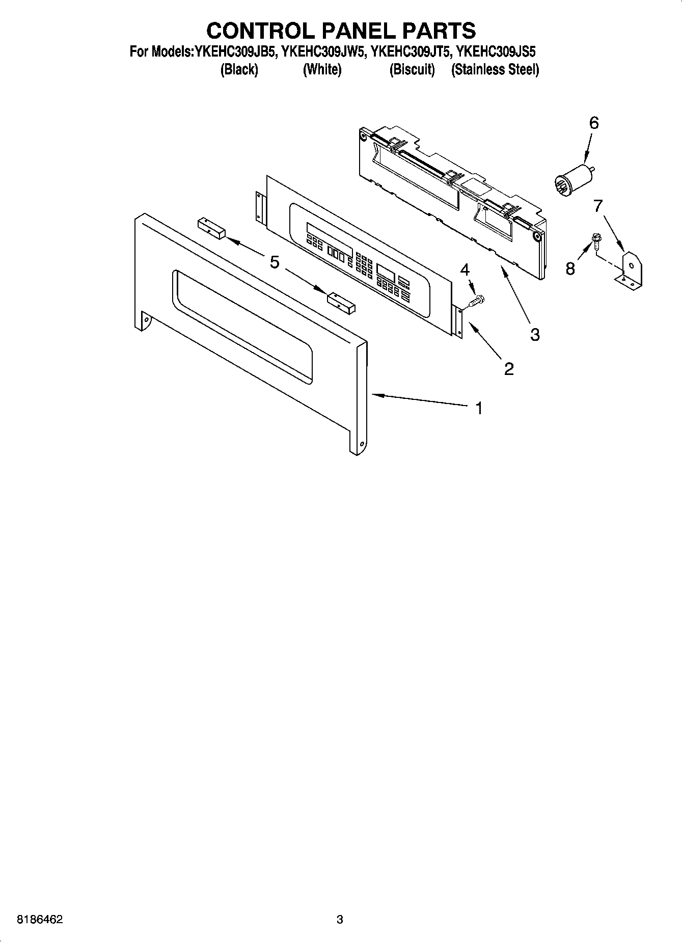 02 - CONTROL PANEL PARTS