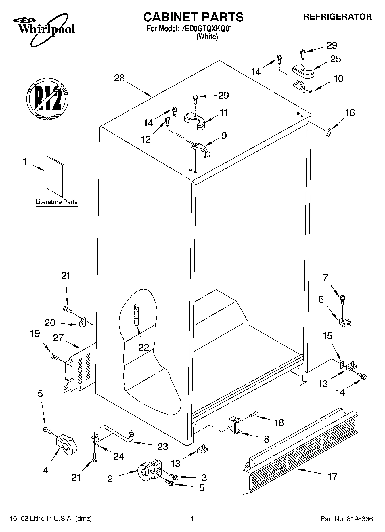 01 - CABINET, LITERATURE