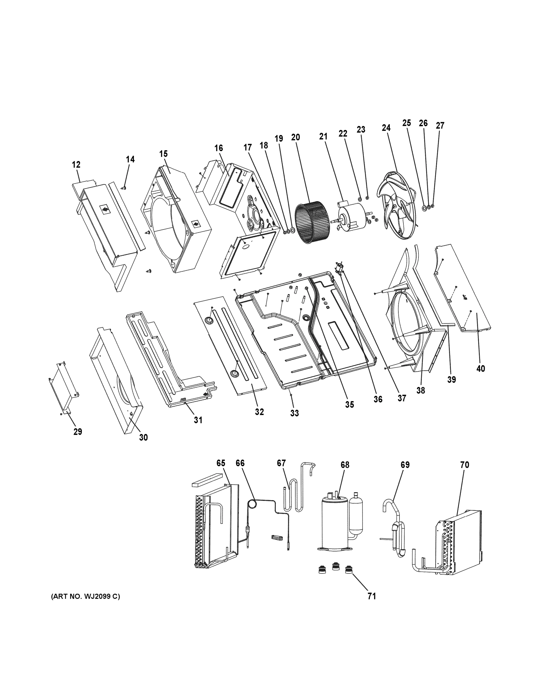 BASE PAN & UNIT PARTS