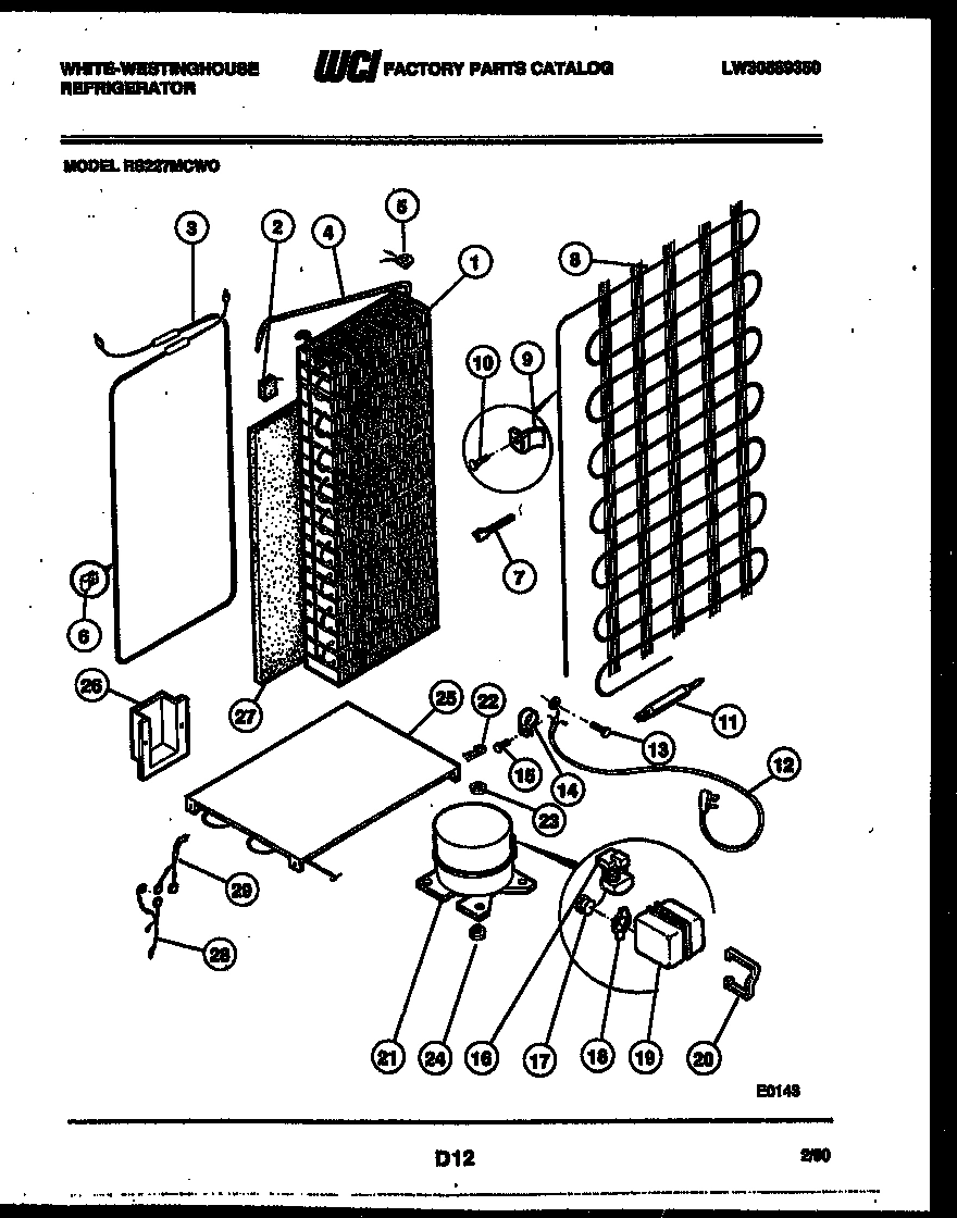 07 - SYSTEM AND AUTOMATIC DEFROST PARTS
