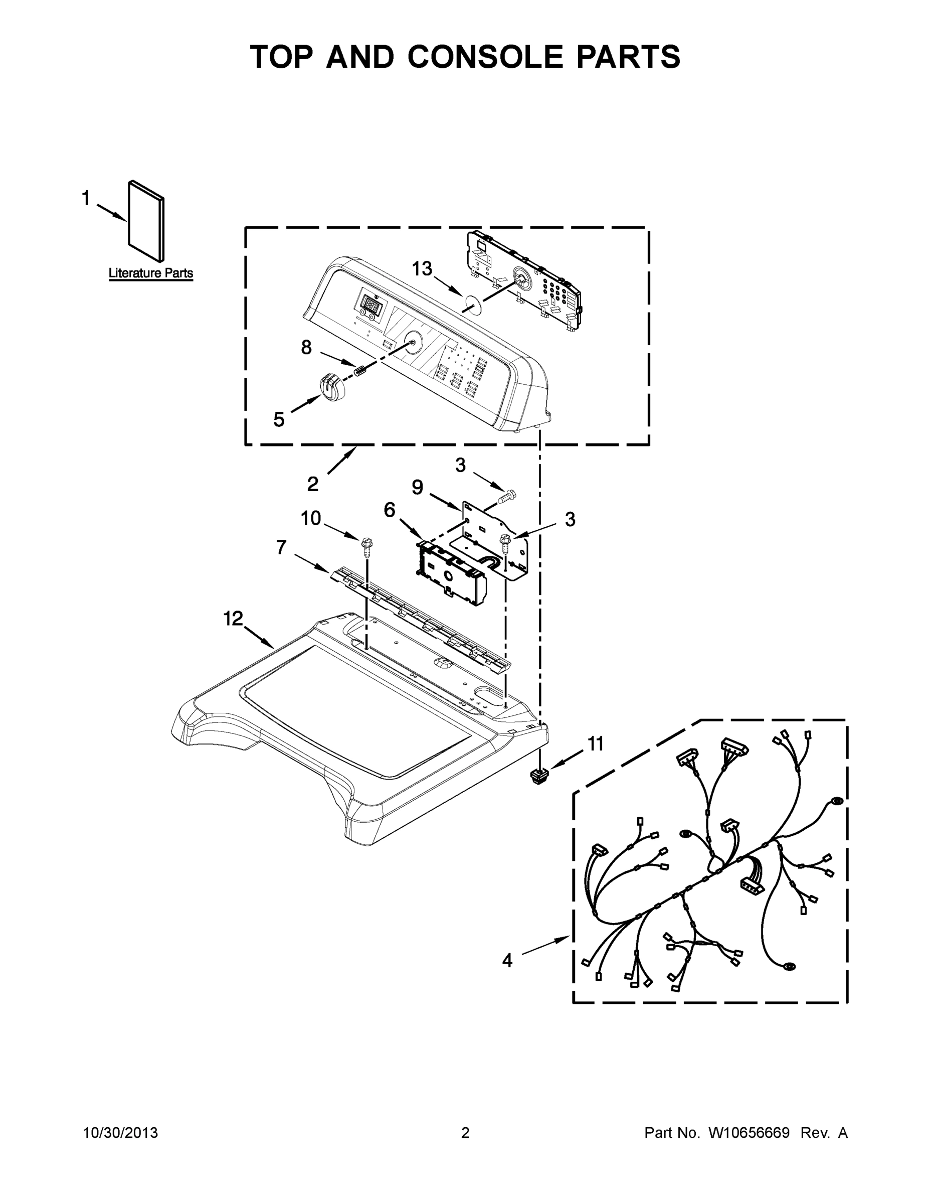 02 - TOP AND CONSOLE PARTS