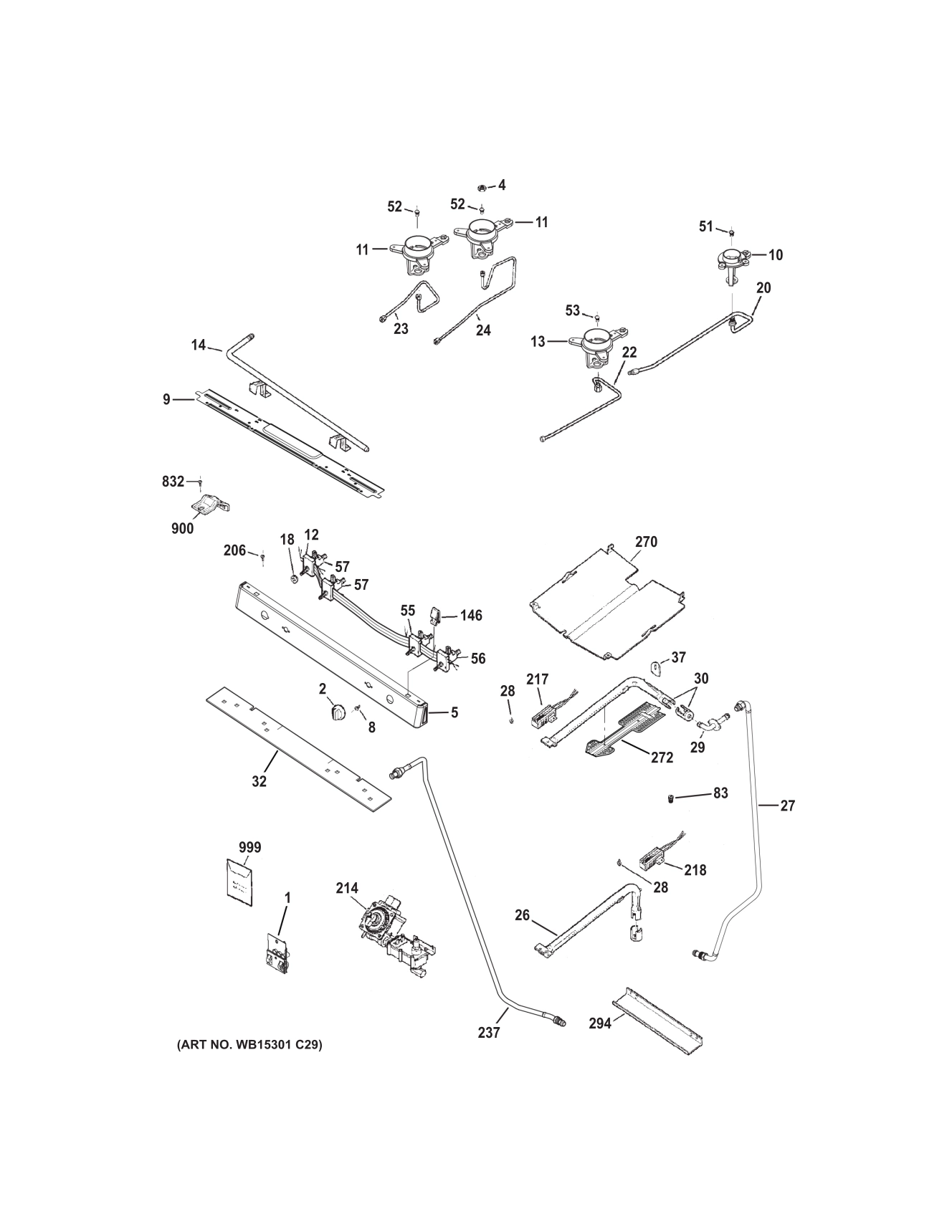 GAS & BURNER PARTS