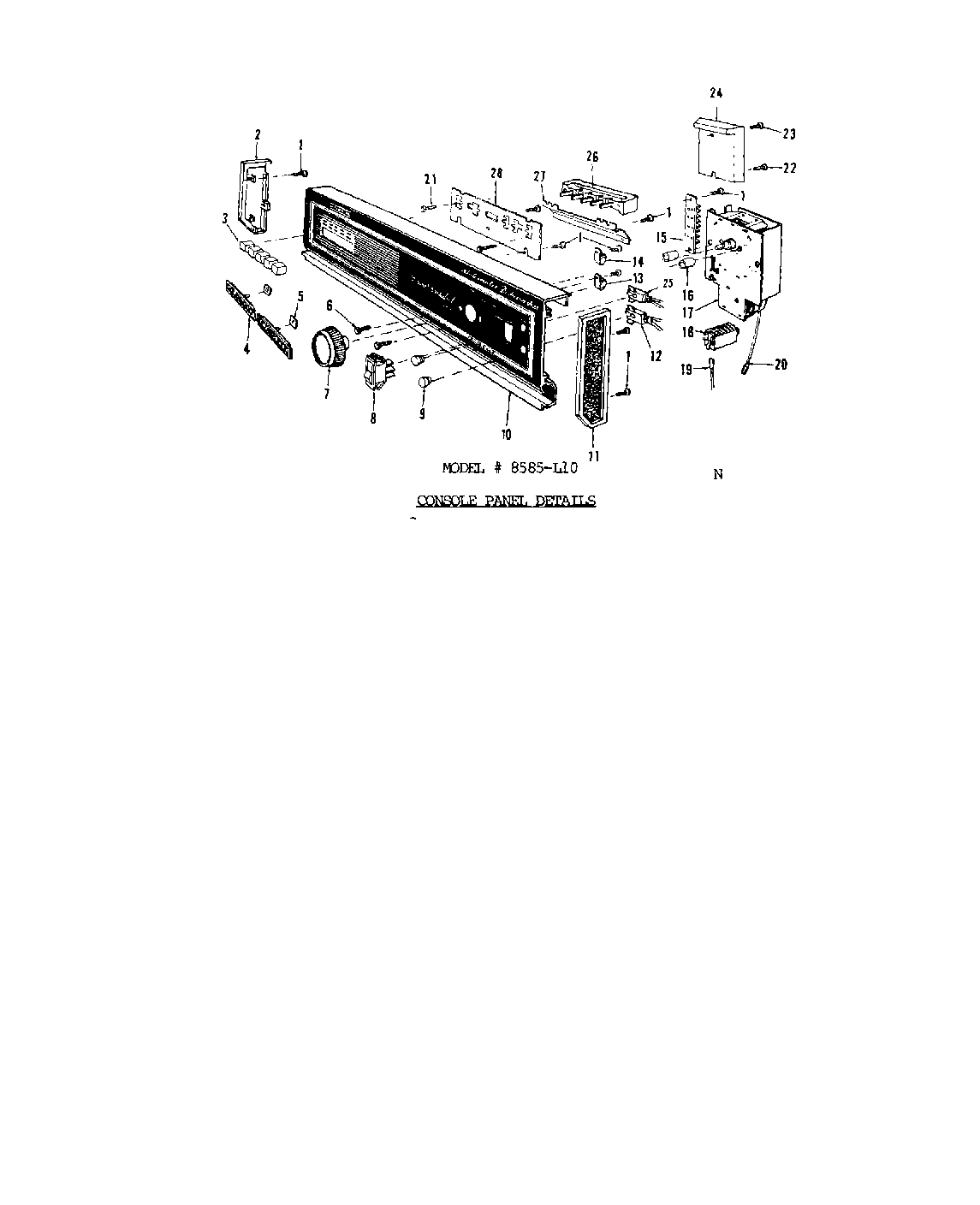 18 - MOTOR, HEATER, SPRAY ARM