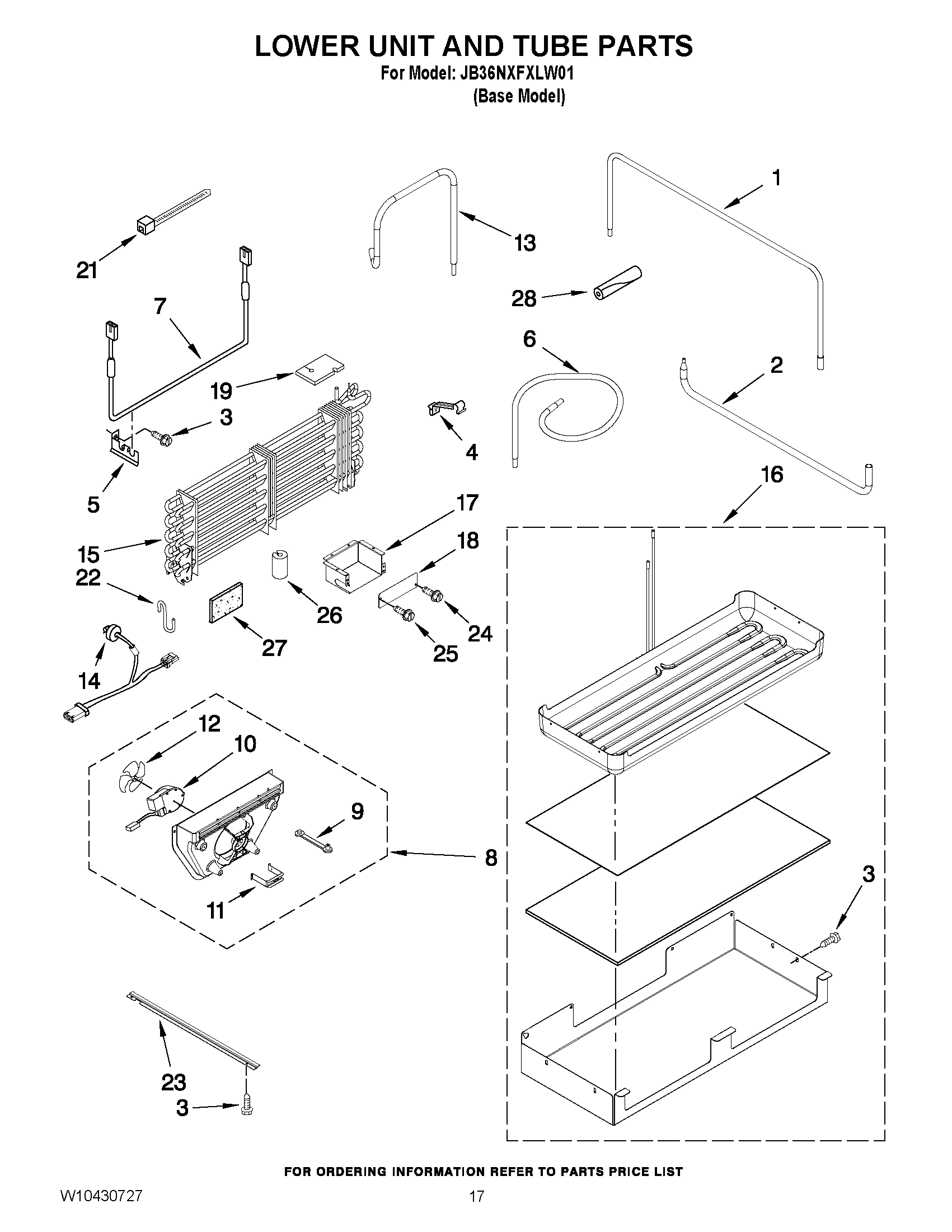 10 - LOWER UNIT AND TUBE PARTS