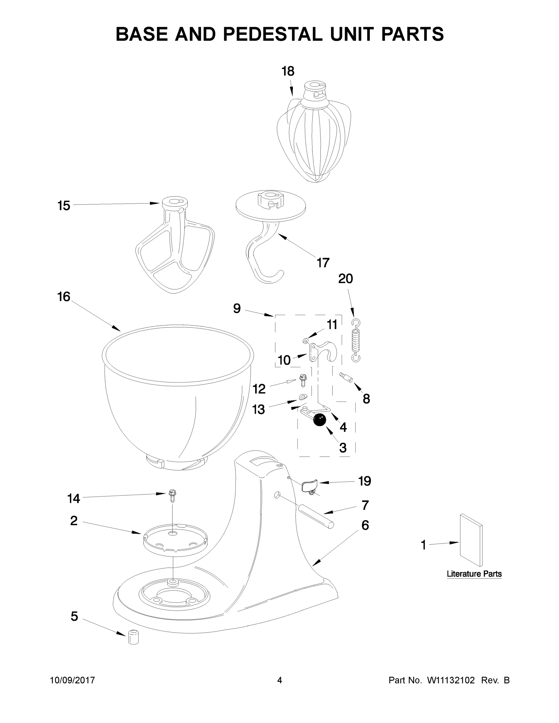 03 - BASE AND PEDESTAL UNIT PARTS