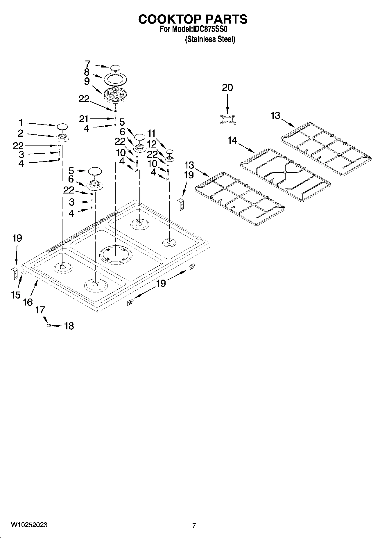 06 - COOKTOP PARTS
