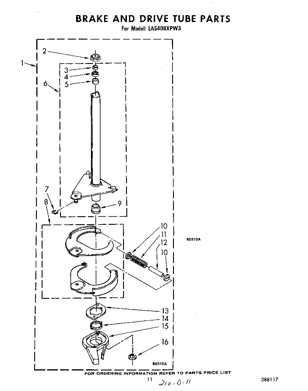 09 - BRAKE AND DRIVE TUBE