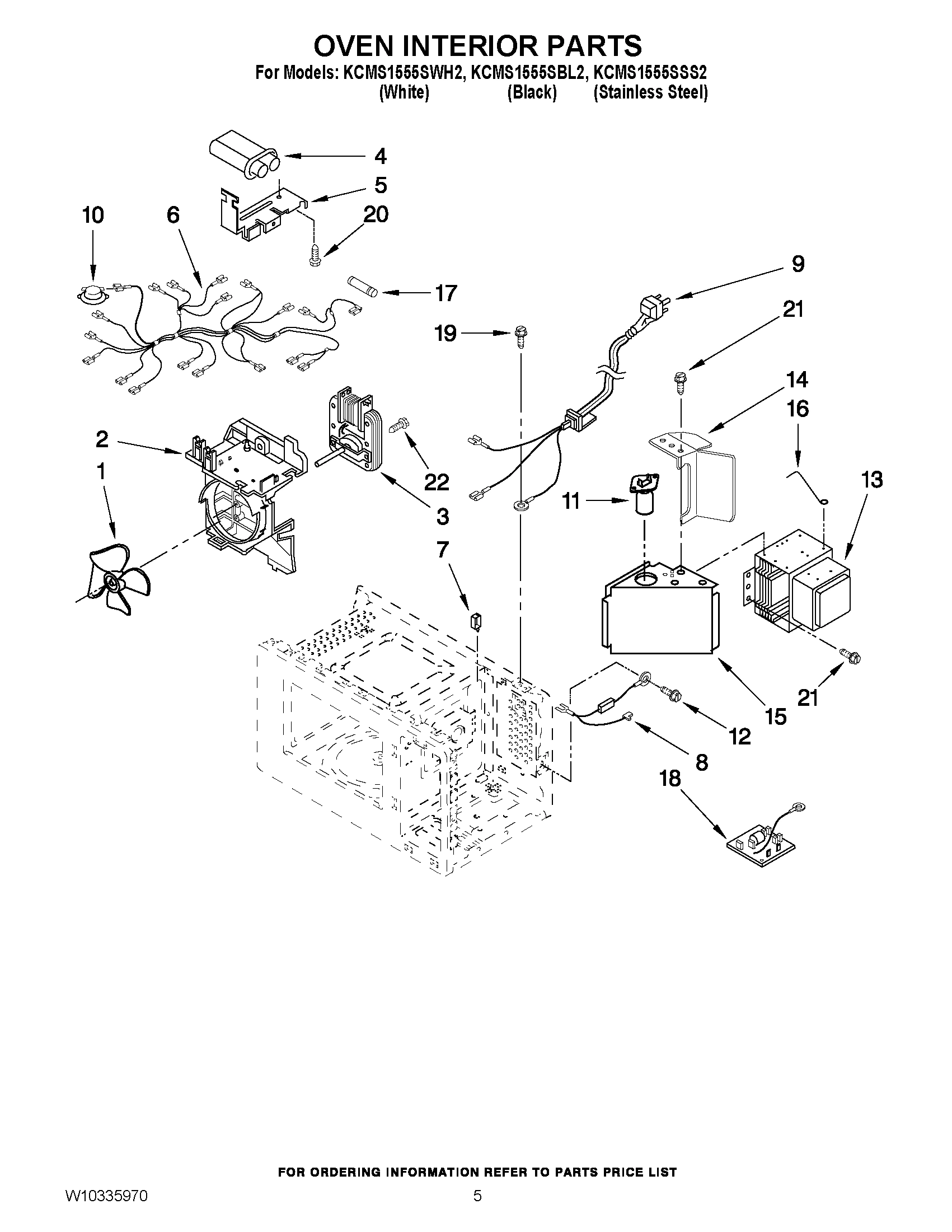 05 - OVEN INTERIOR PARTS