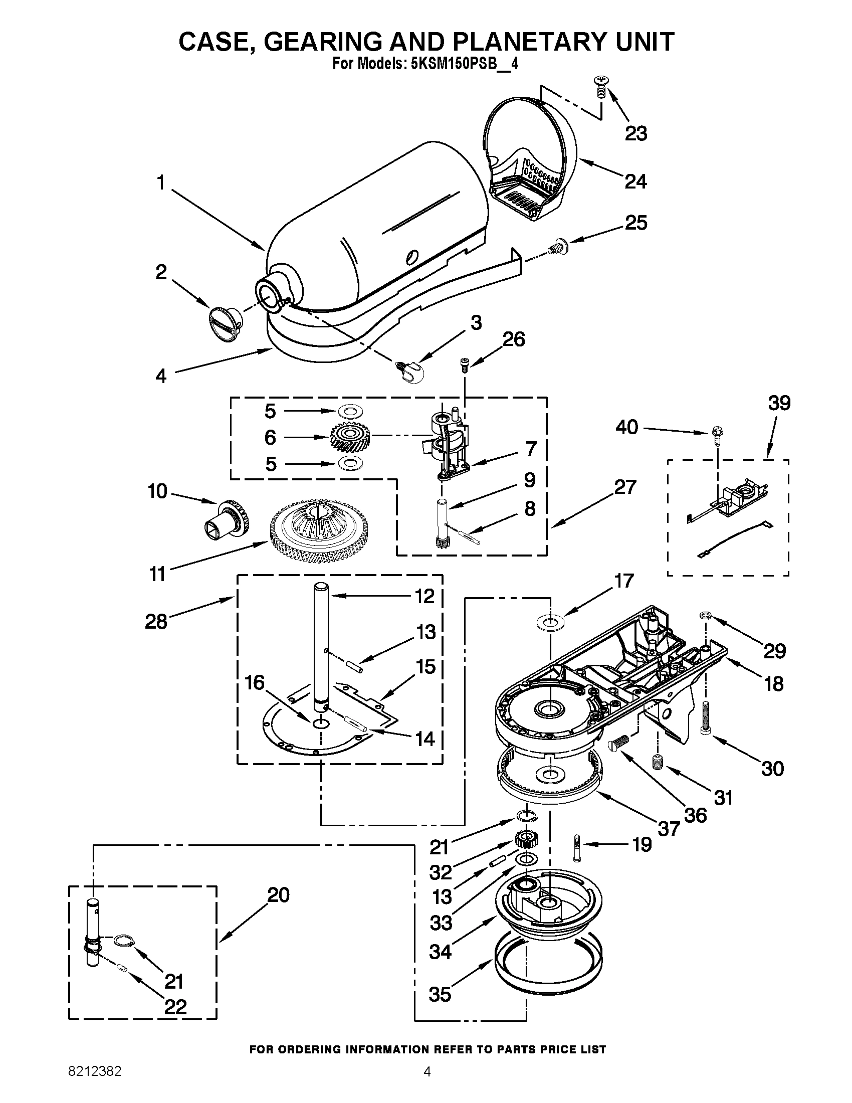 02 - CASE, GEARING AND PLANETARY UNIT