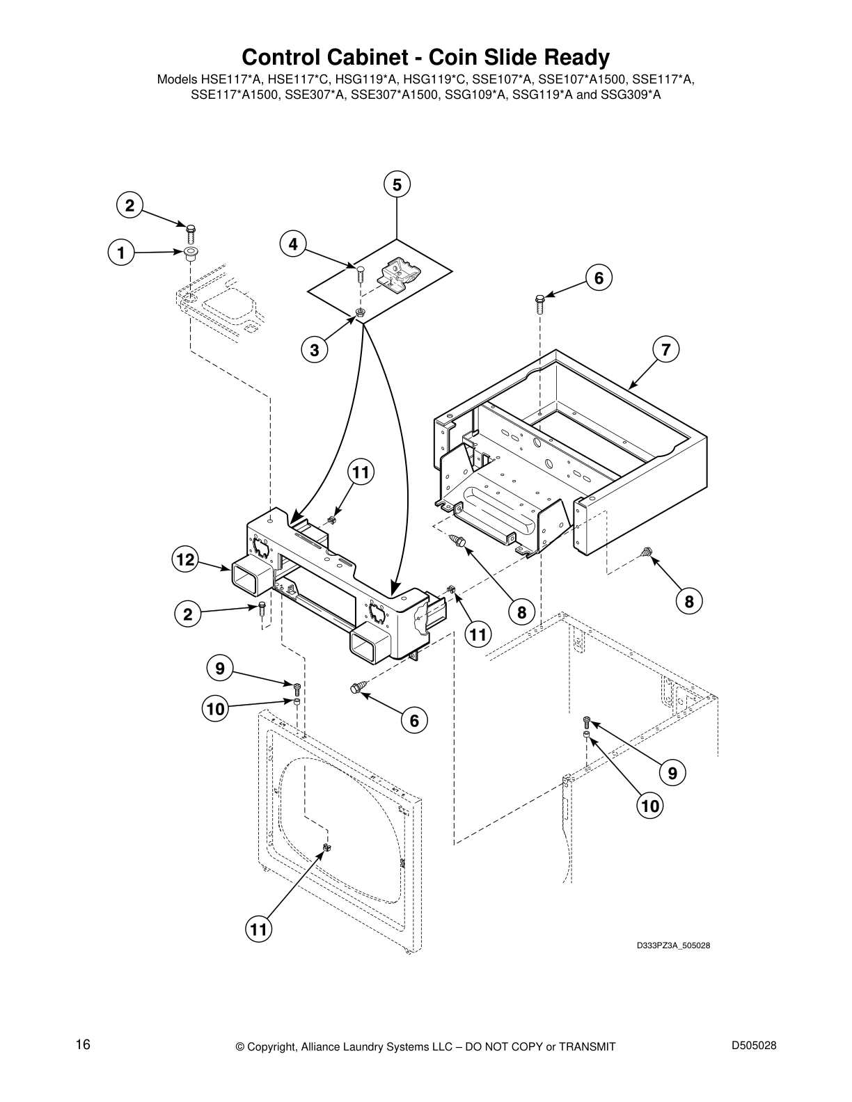Control Cabinet - Coin Slide Ready