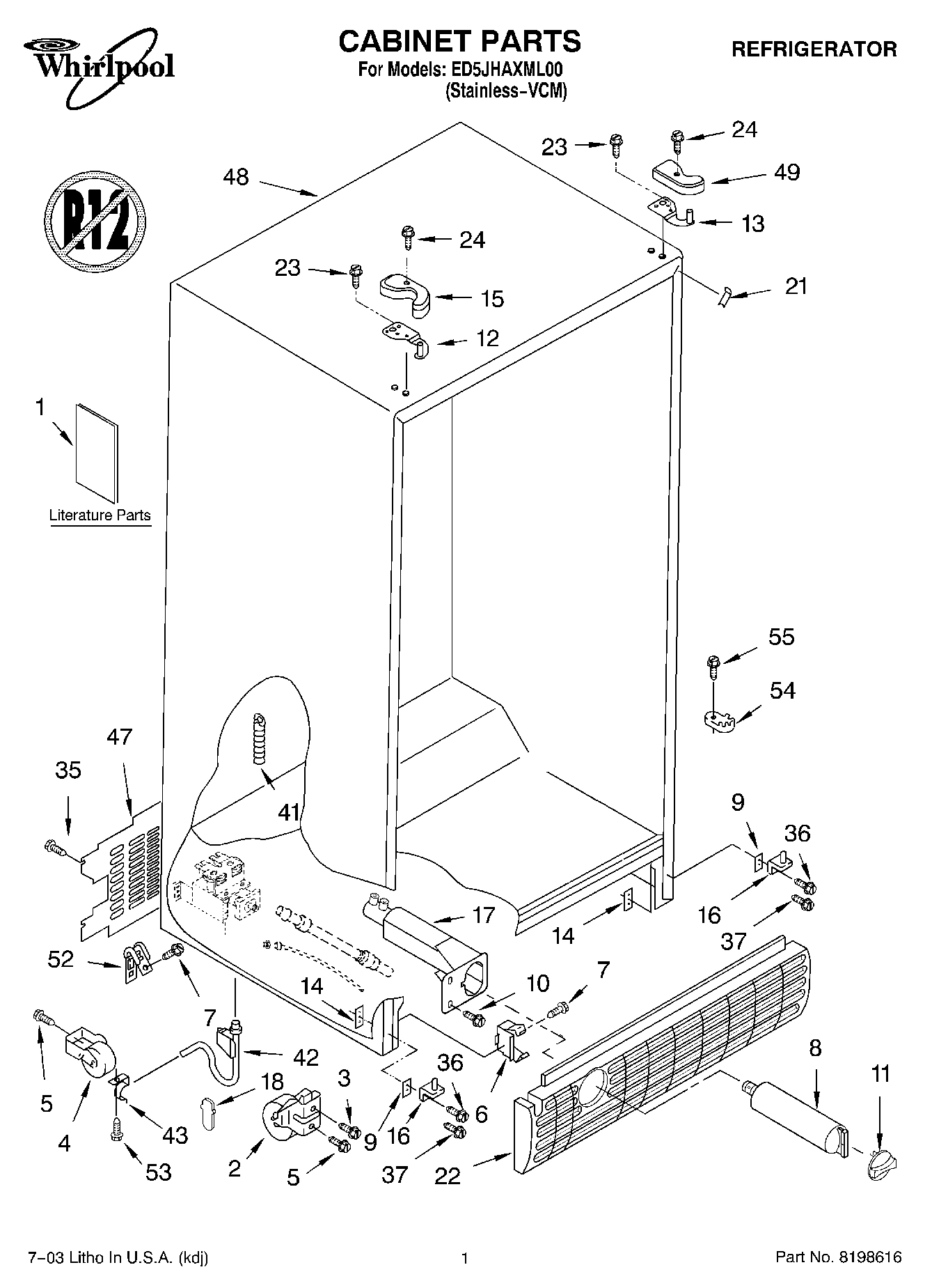 01 - CABINET PARTS