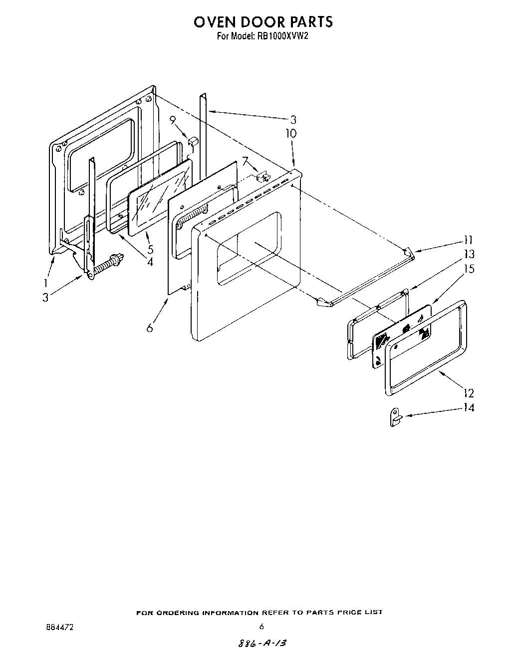 04 - OVEN DOOR PARTS
