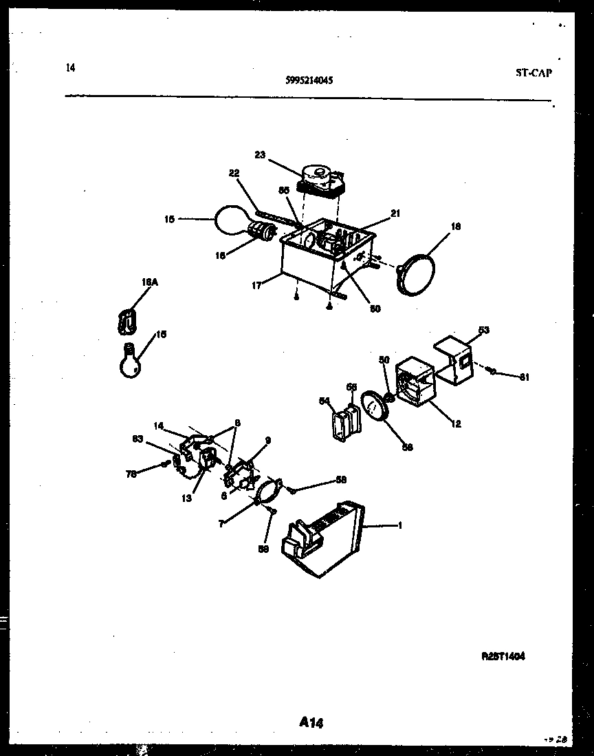 08 - REFRIGERATOR CONTROL ASSEMBLY, DAMP