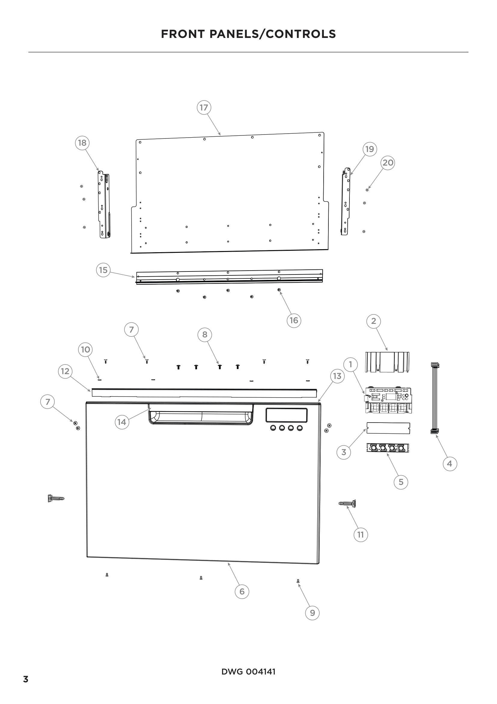 FRONT PANELS/CONTROLS