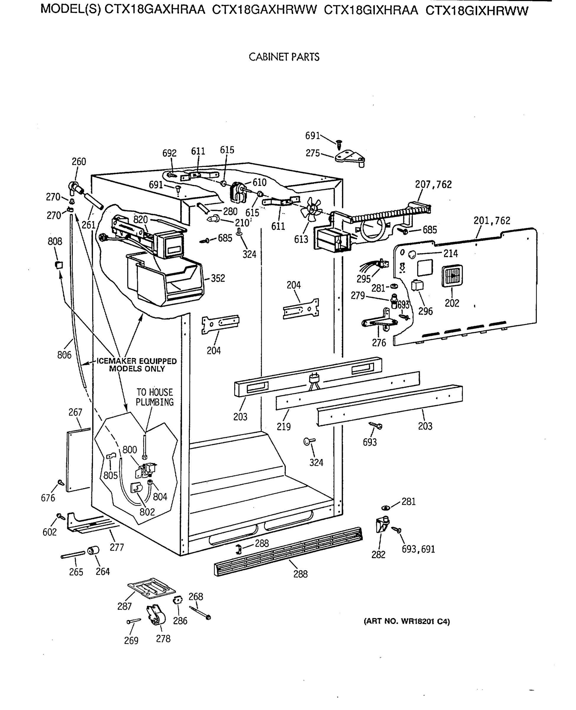 CABINET PARTS