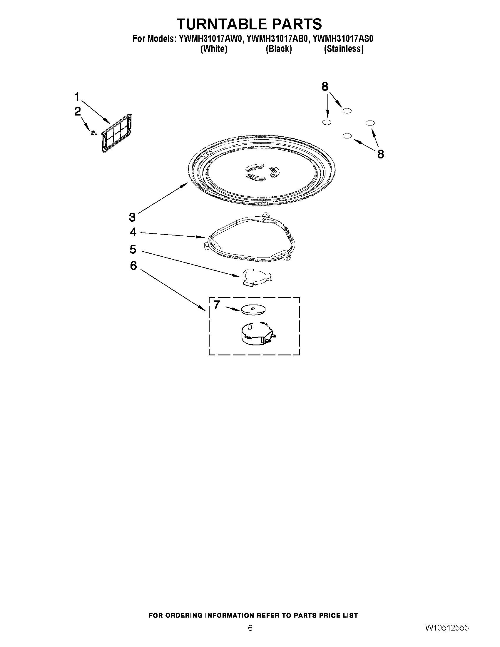 05 - TURNTABLE PARTS