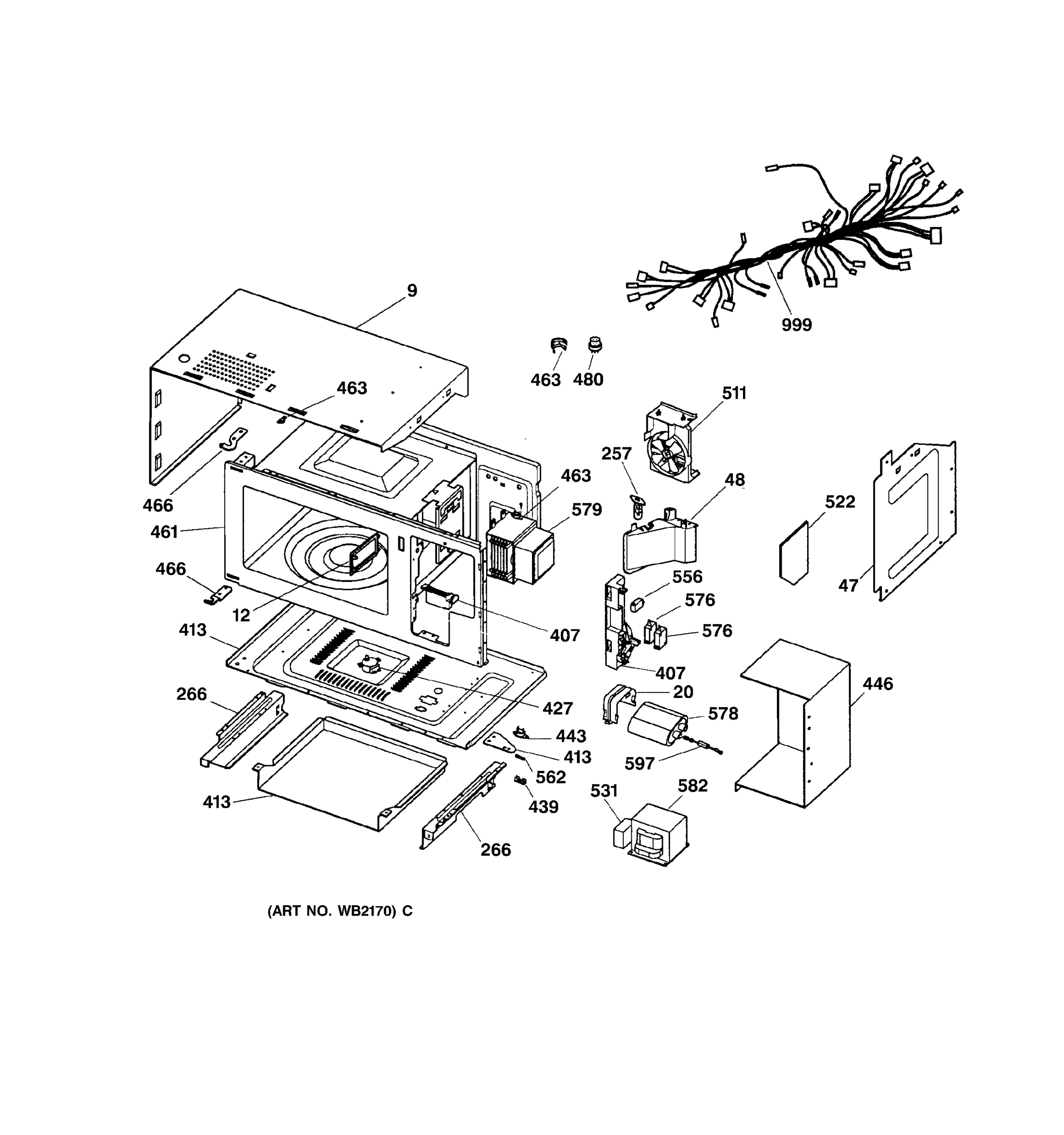 MICROWAVE BODY PARTS