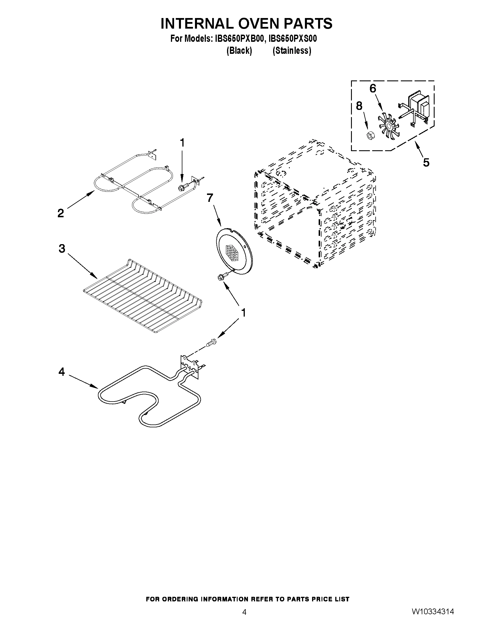 03 - INTERNAL OVEN PARTS