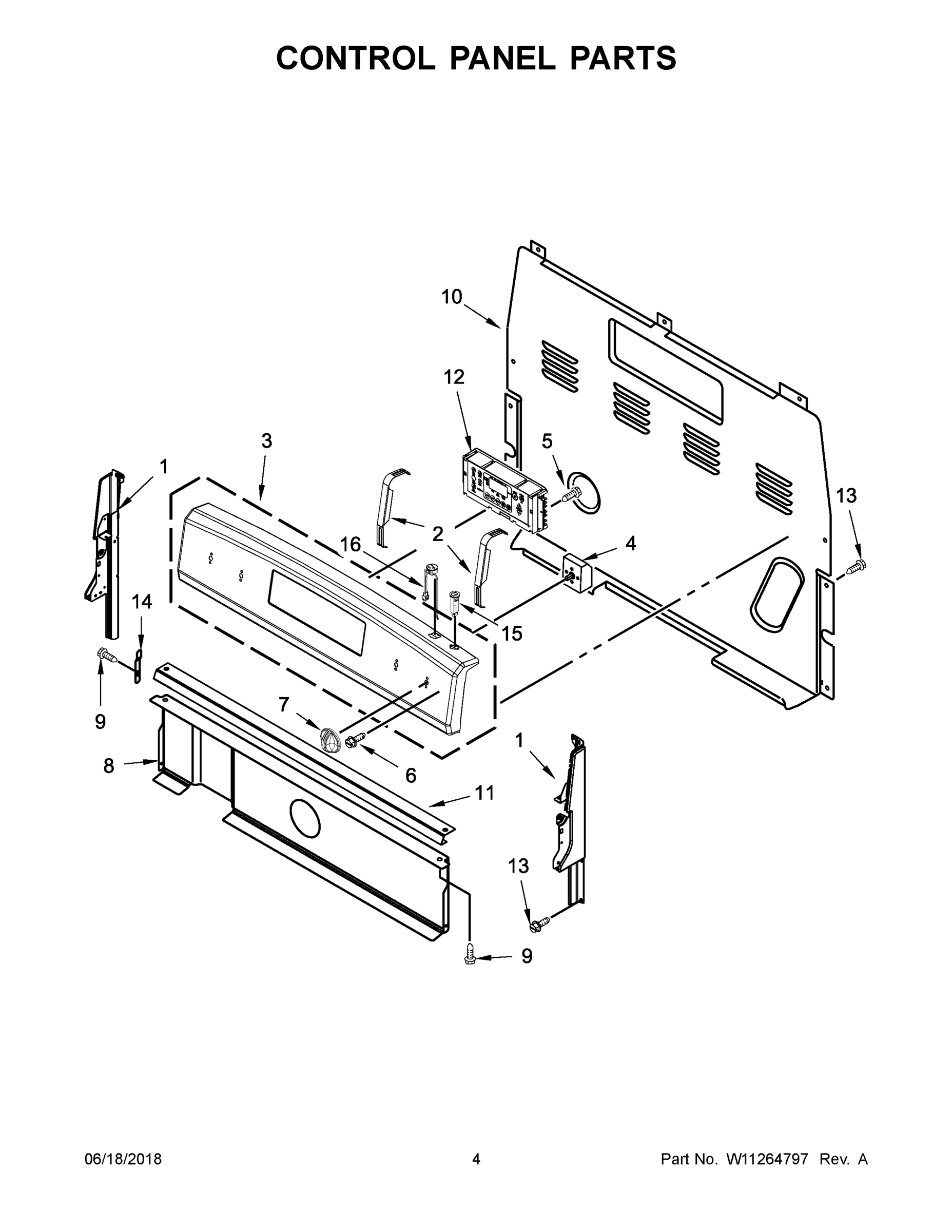 03 - CONTROL PANEL PARTS