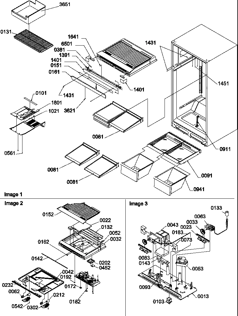 06 - INTERIOR CABINET AND DRAIN BLOCK ASSY