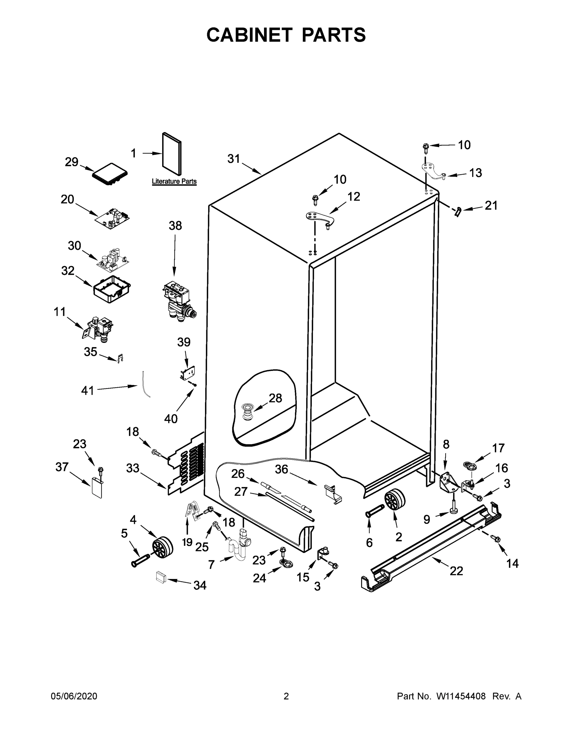02 - CABINET PARTS