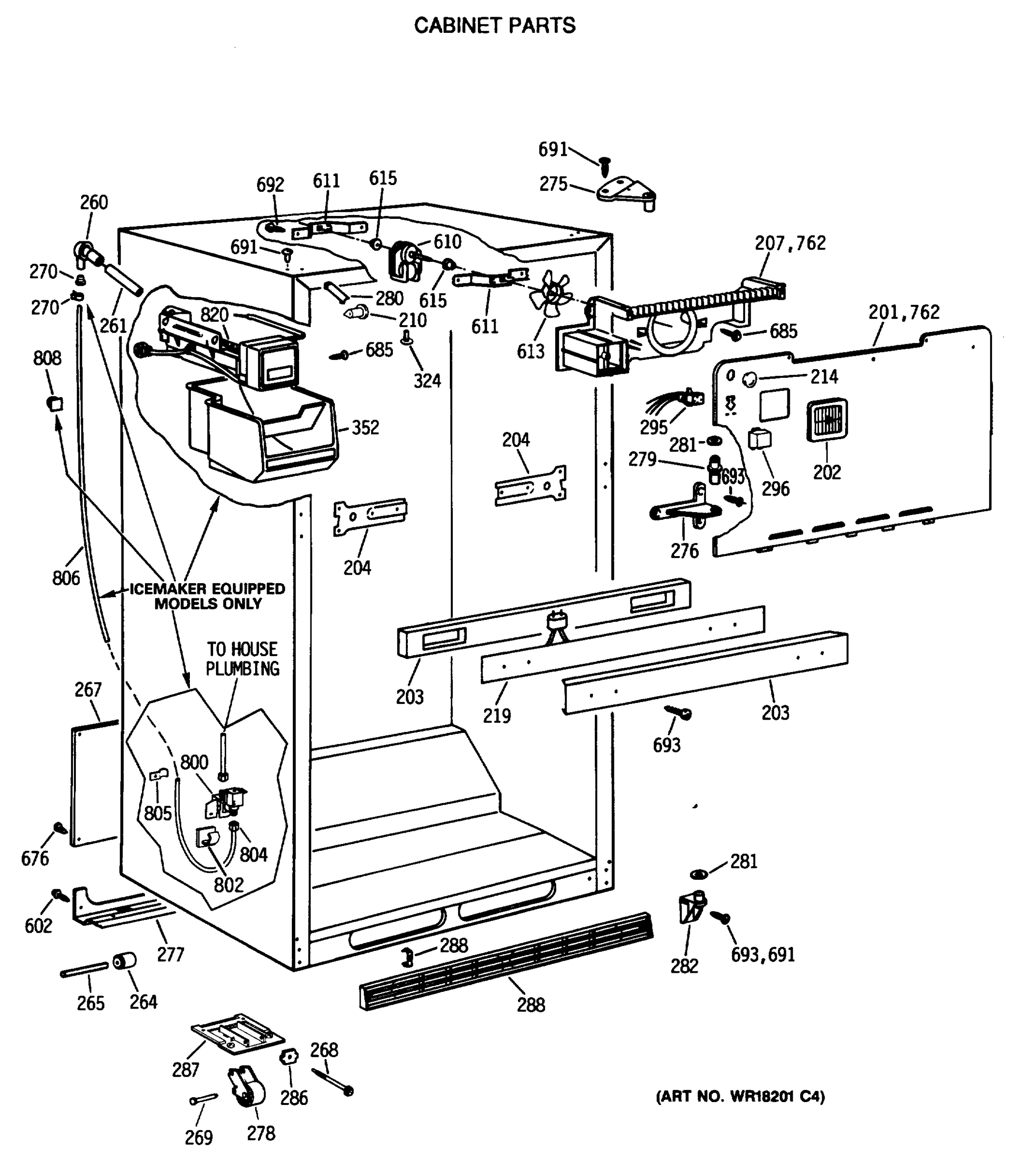 CABINET PARTS