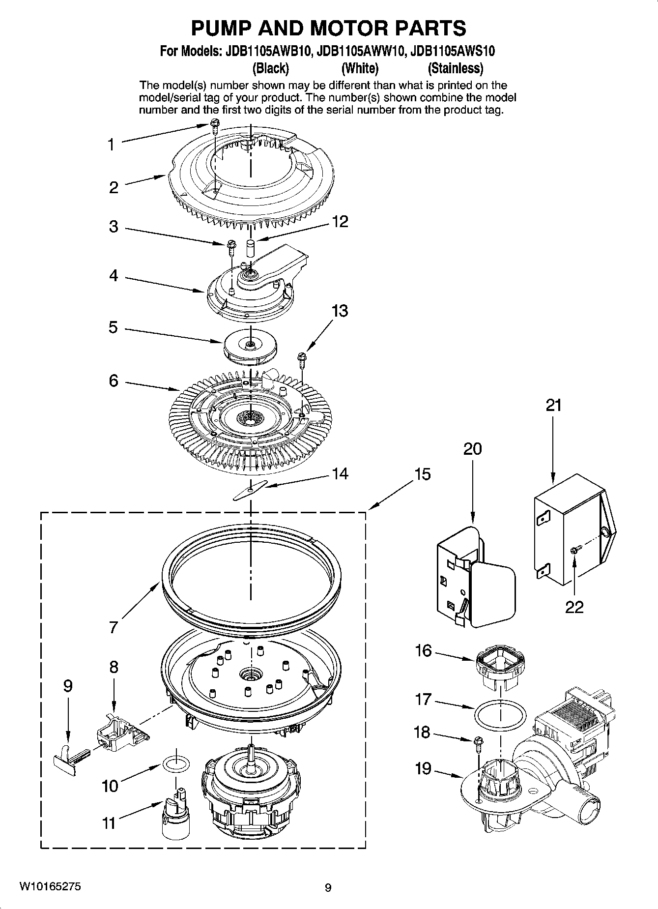 08 - PUMP AND MOTOR PARTS