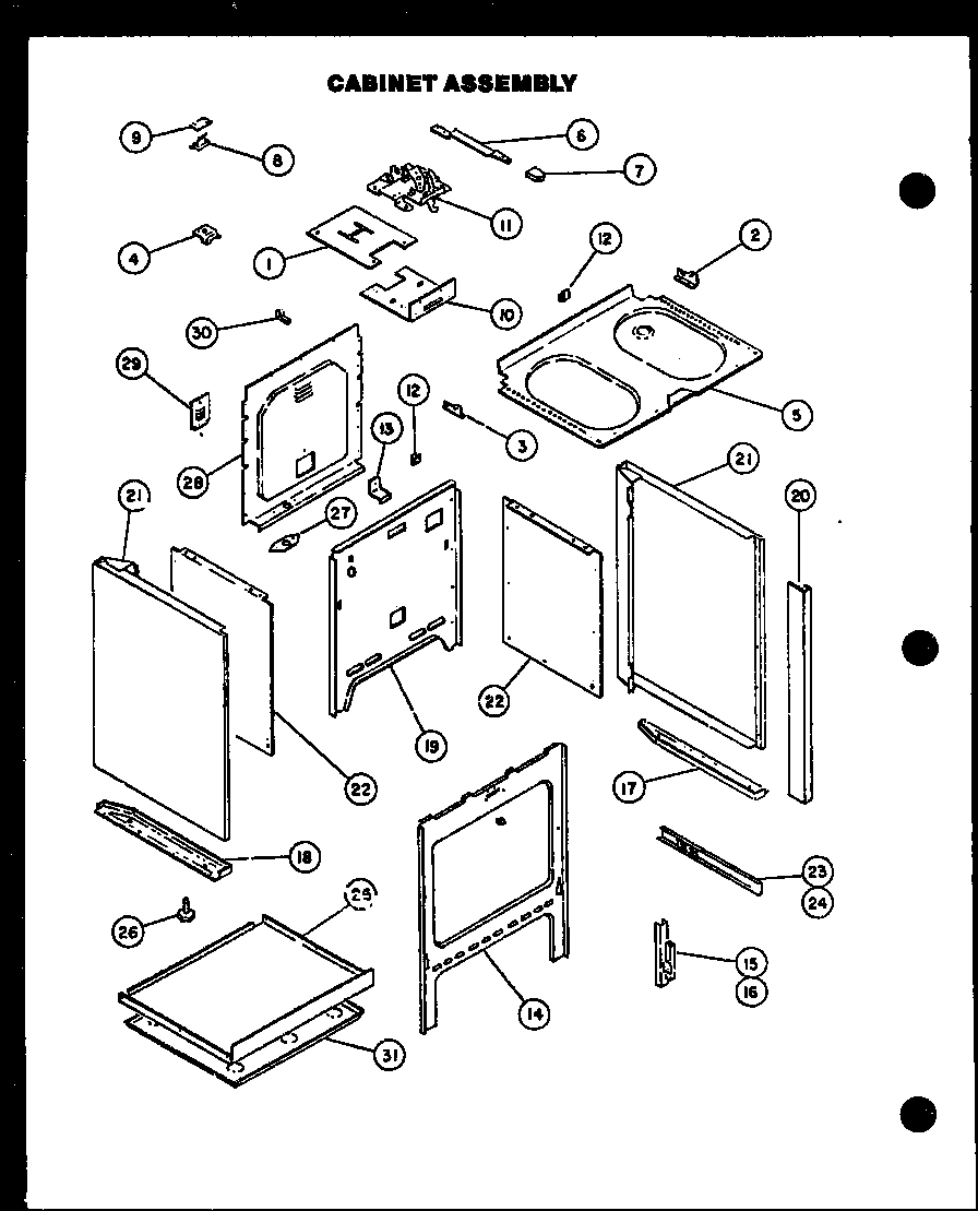 01 - CABINET ASSY