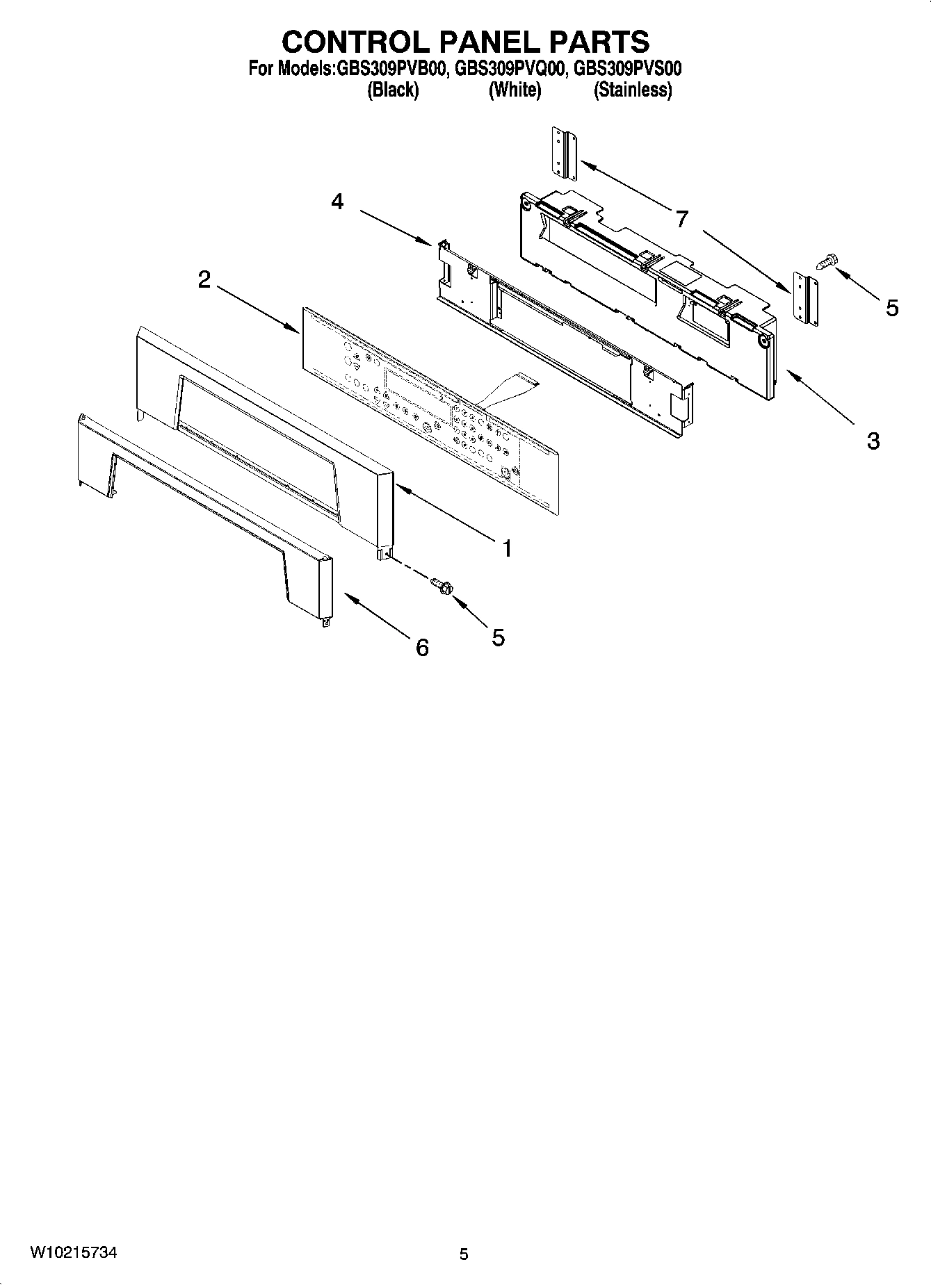 04 - CONTROL PANEL PARTS
