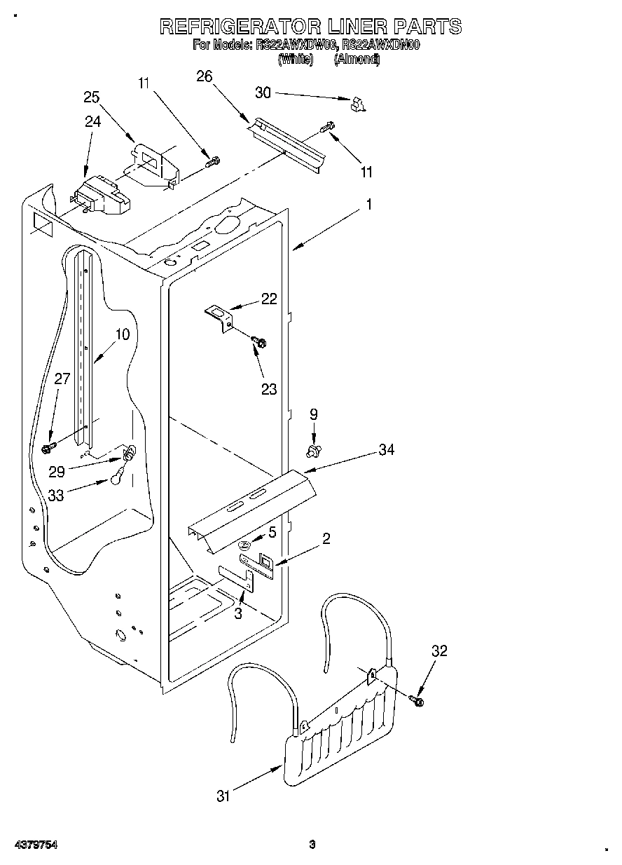 02 - REFRIGERATOR LINER