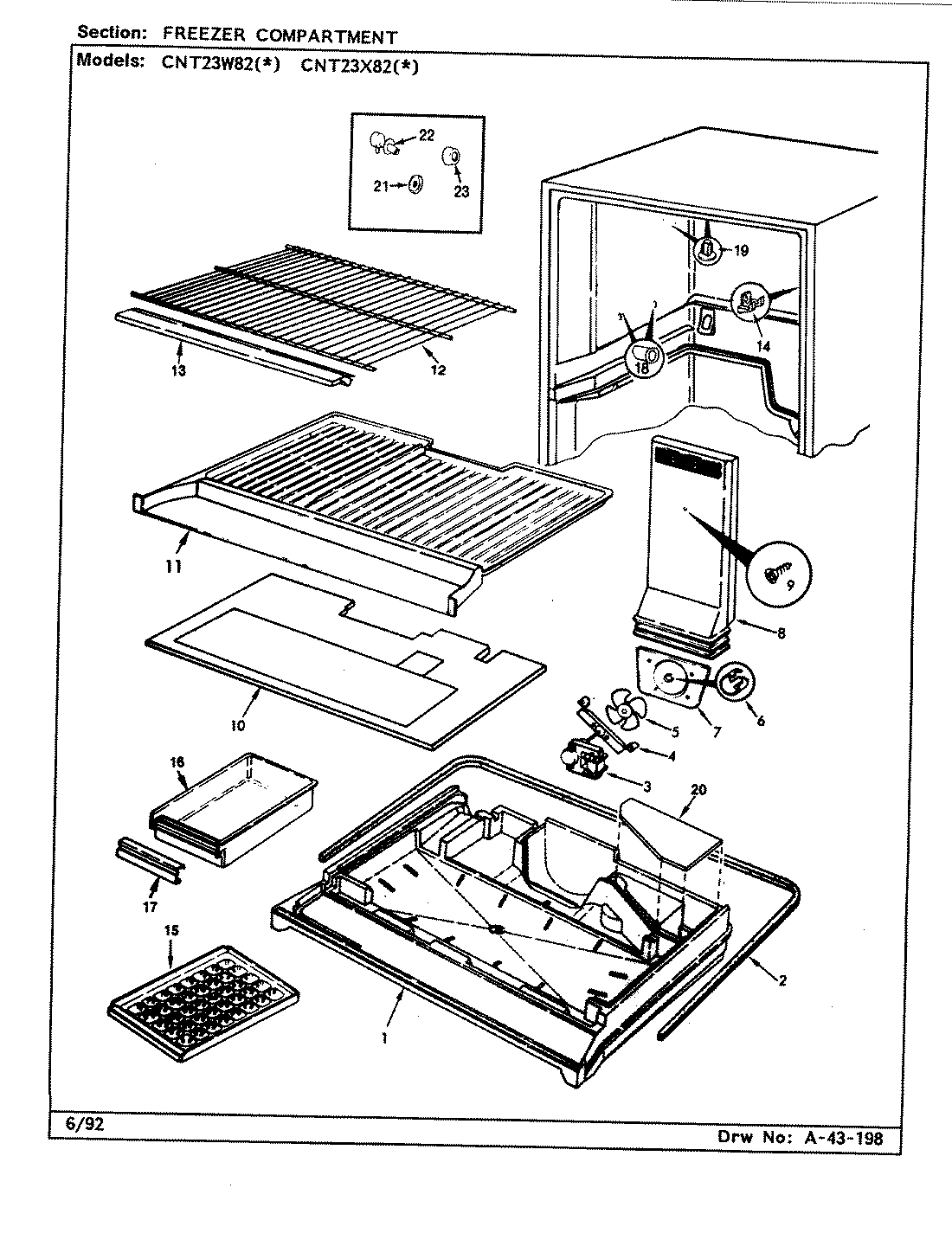 01 - FREEZER COMPARTMENT