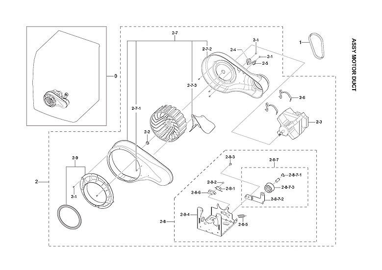 Motor Duct Assembly