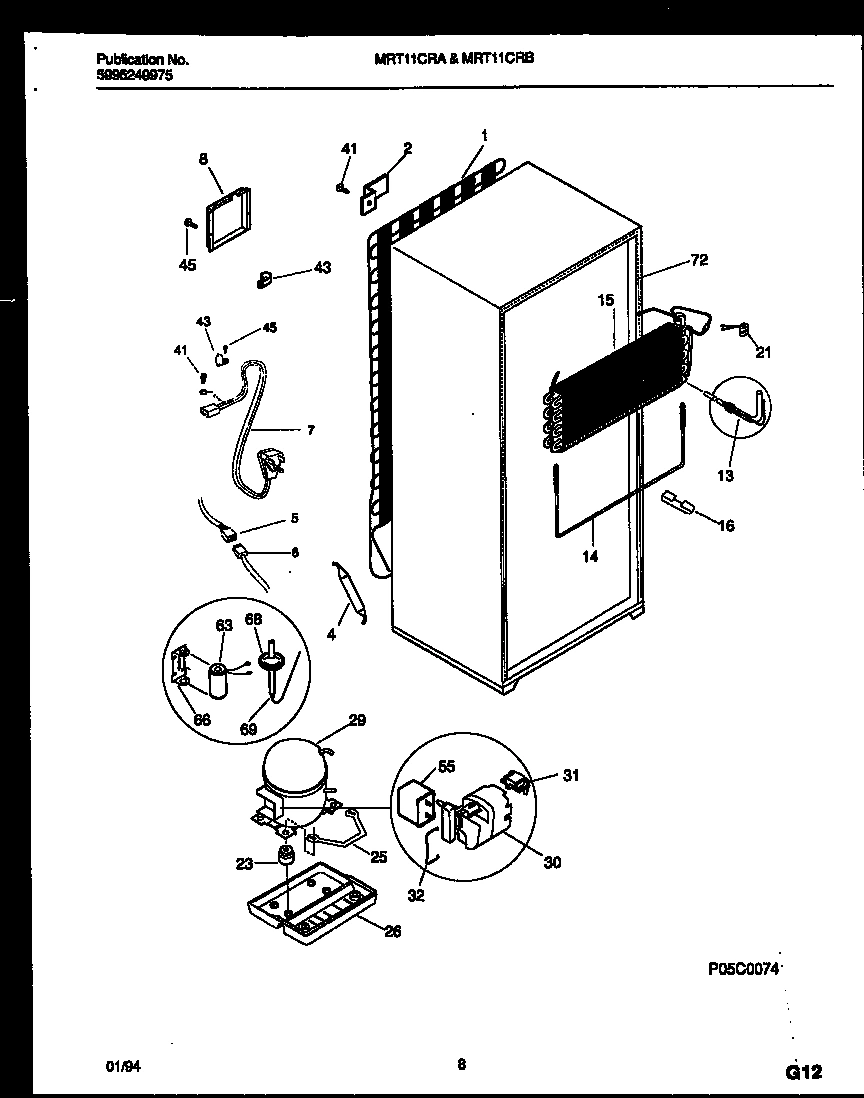 05 - SYSTEM AND AUTOMATIC DEFROST PARTS