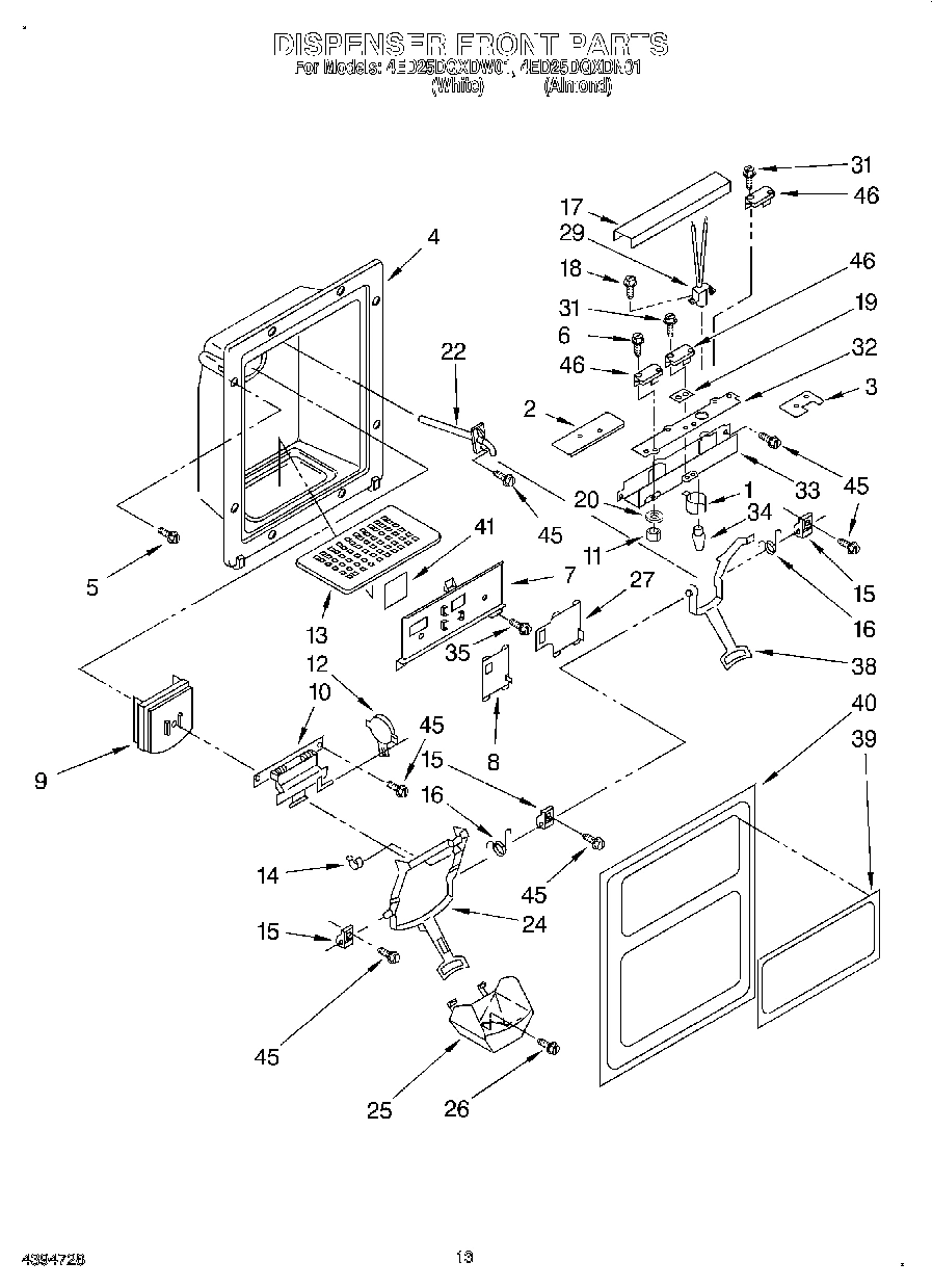 08 - DISPENSER FRONT